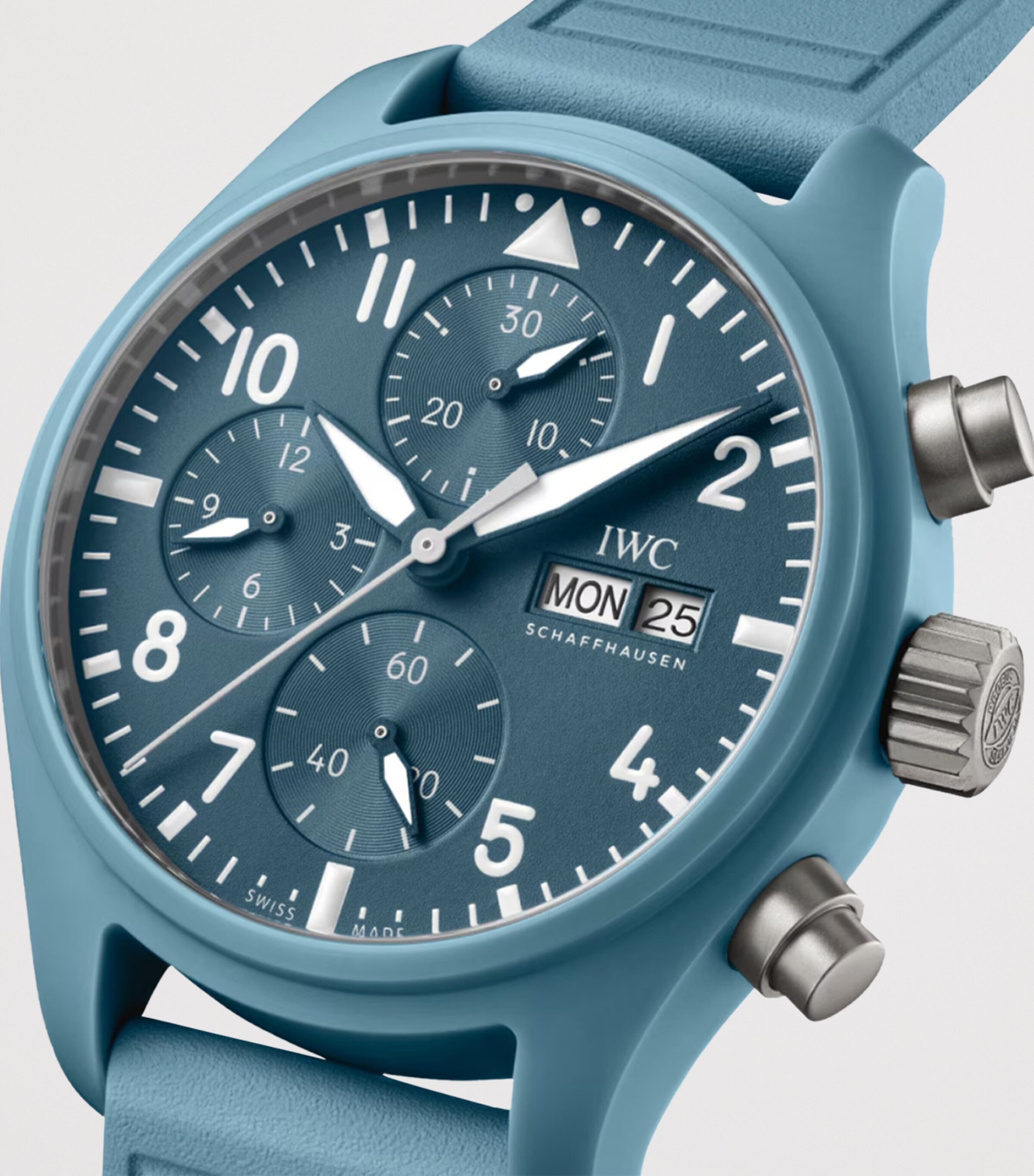 Ceramic Top Gun Miramar Pilot's Chronograph Watch 41mm BLUE Image 3