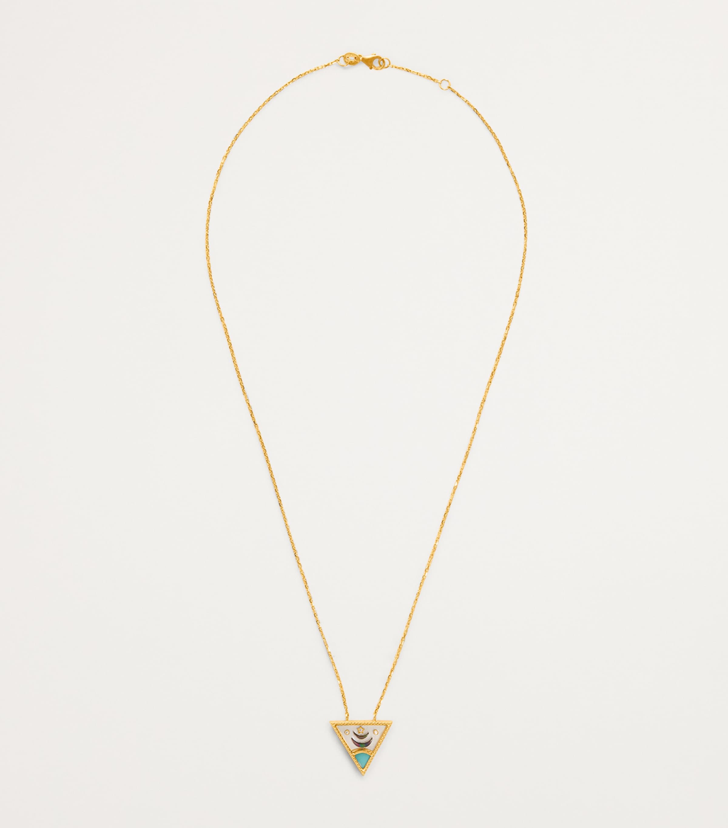 L'ATELIER NAWBAR Yellow Gold, Diamond and Mixed Stone Amulets of Light Necklace Yellow Gold Image 3