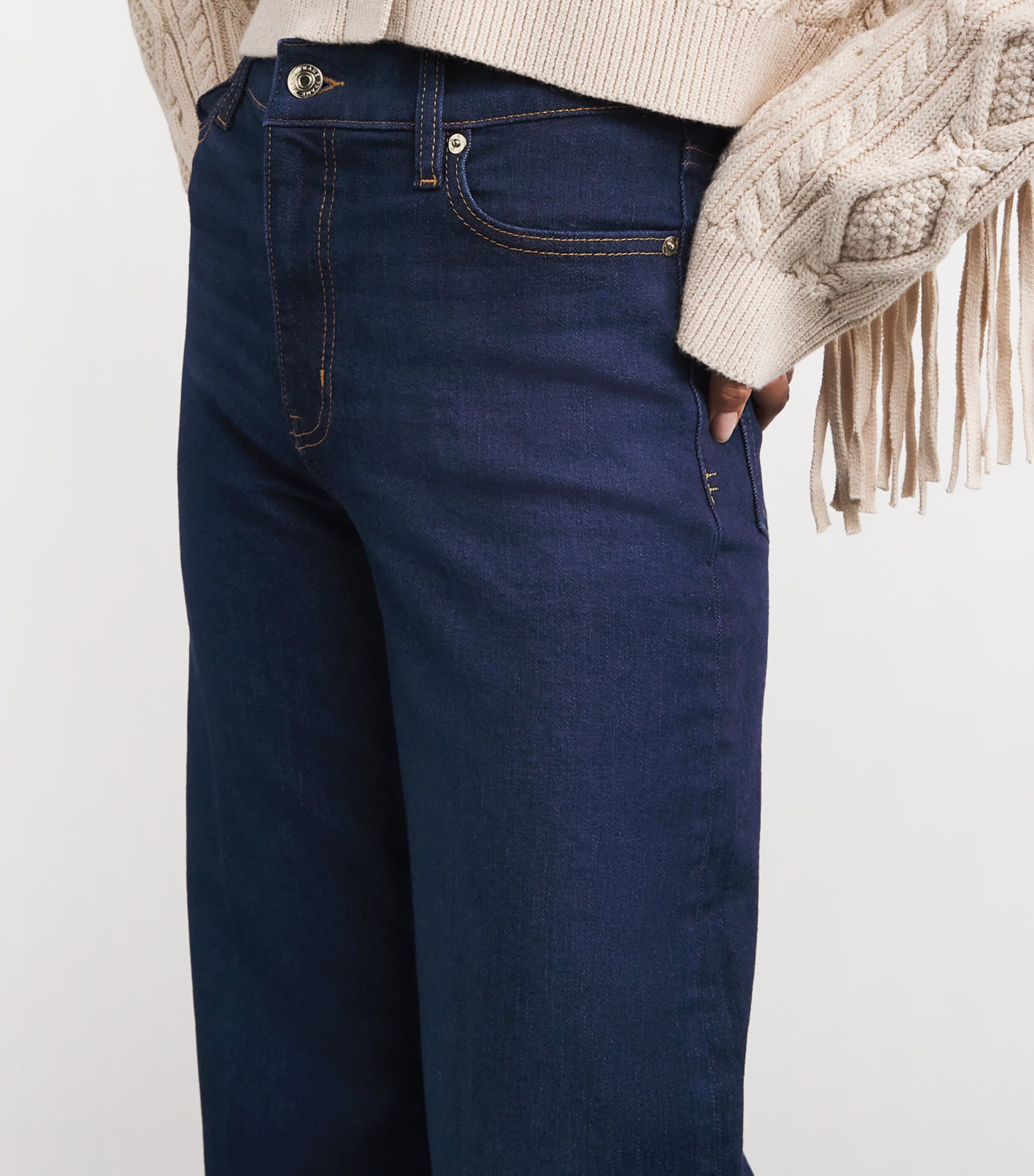 Le Slim Palazzo Wide-Leg Jeans FAIRWAY Image 6