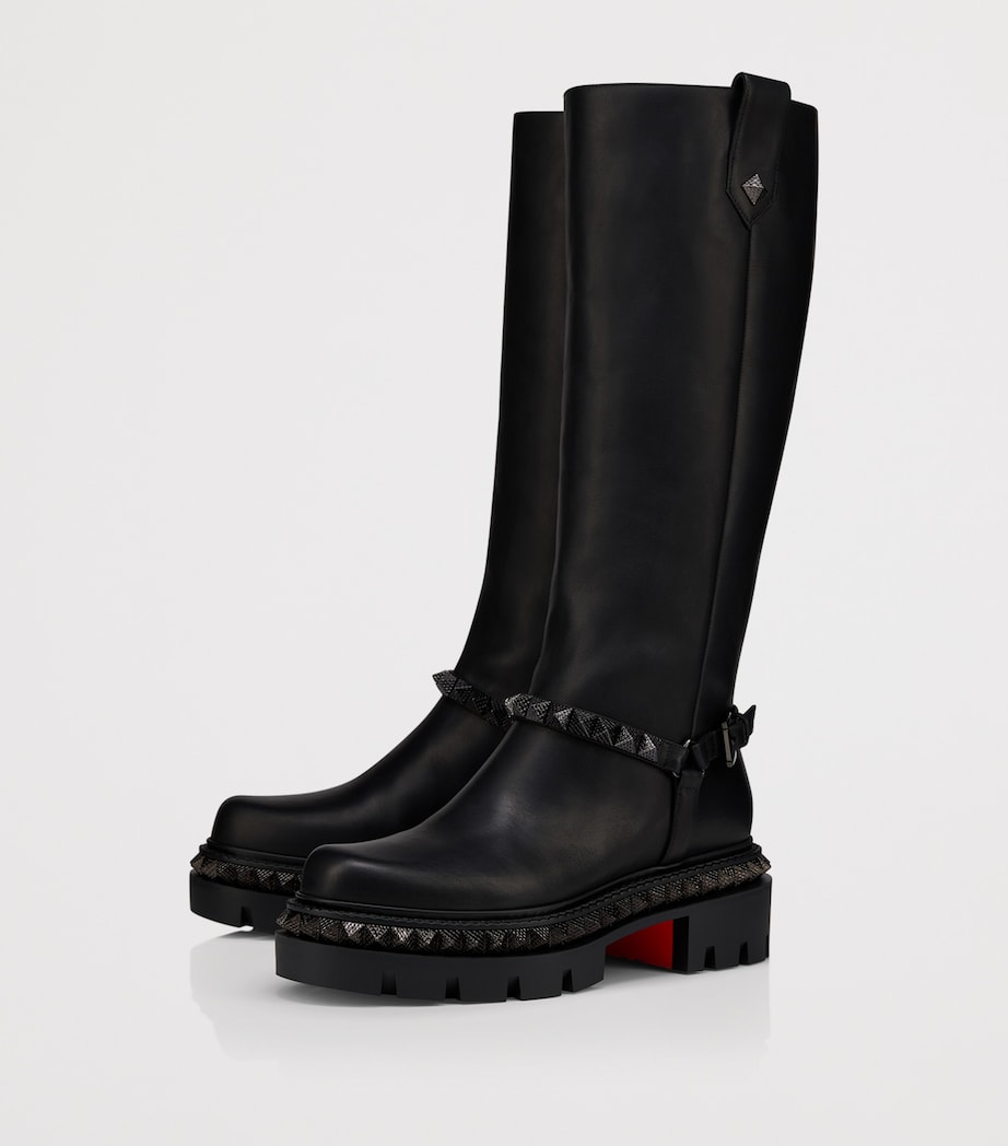 Marinetta Pyraclou Leather Knee-High Boots BK01 Image 3