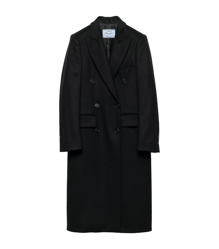 Cashmere Double-Breasted Coat F0002 Image 1