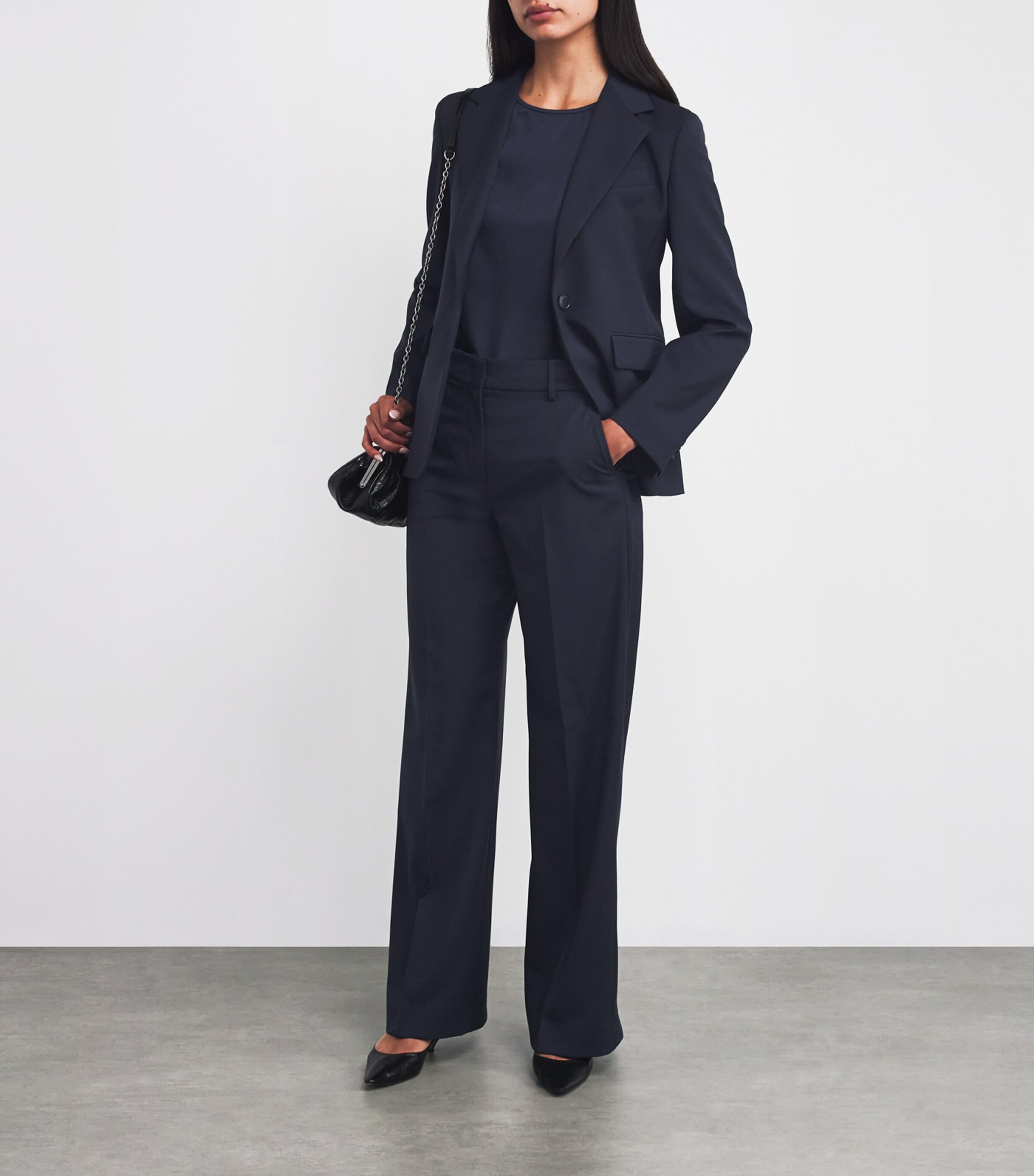 Weekend Max Mara Virgin Wool Wide-Leg Trousers | Women Clothing | Trousers | Tailored Trousers | Workwear | Designers | Weekend Max Mara Weekend Max Mara Virgin Wool Wide-Leg Trousers | Women Clothing | Trousers | Tailored Trousers | Workwear | Designers | Weekend Max Mara