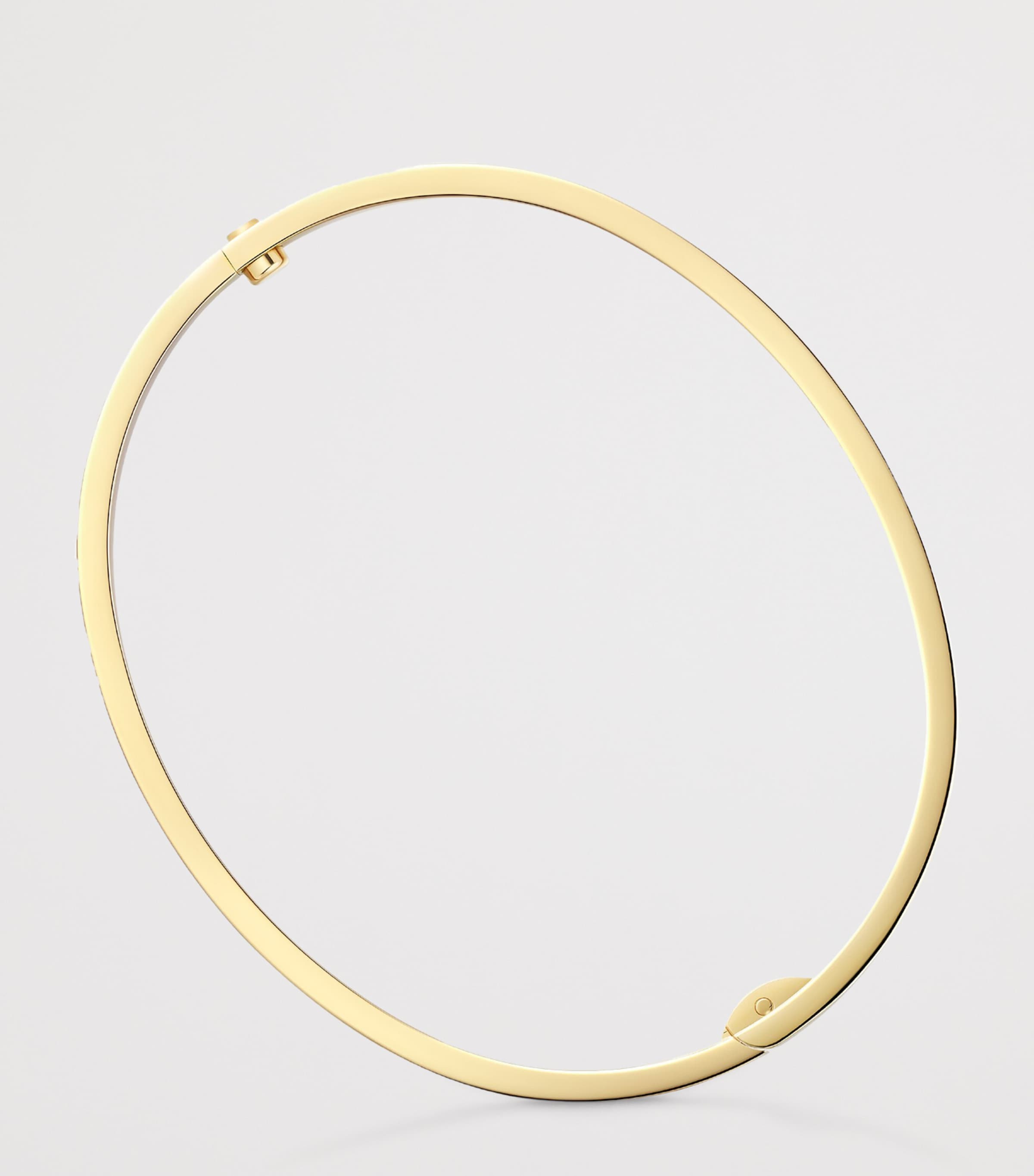 Cartier Small Yellow Gold and Diamond LOVE Bracelet Yellow Gold Image 8