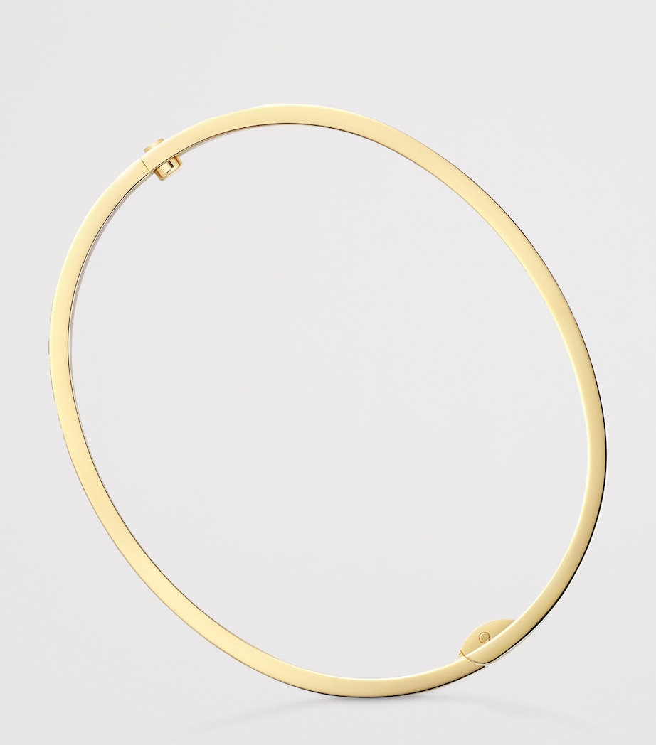 Cartier Small Yellow Gold and Diamond LOVE Bracelet Yellow Gold Image 8