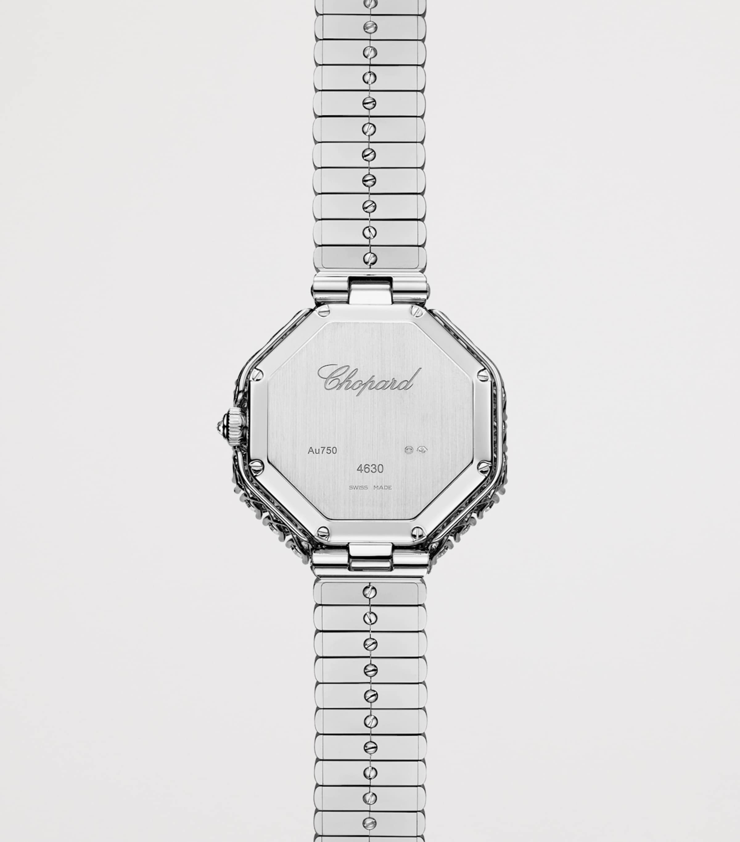White Gold and Diamond Octagonal L'Heure du Diamant Watch 32mm 18K WHITE GOLD Image 2