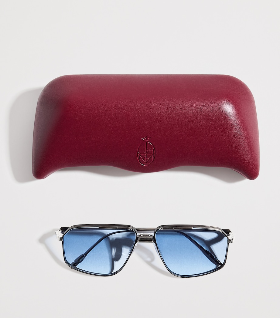 Jacques Marie Mage Metal Jagger Sunglasses Antique Silver Image 6