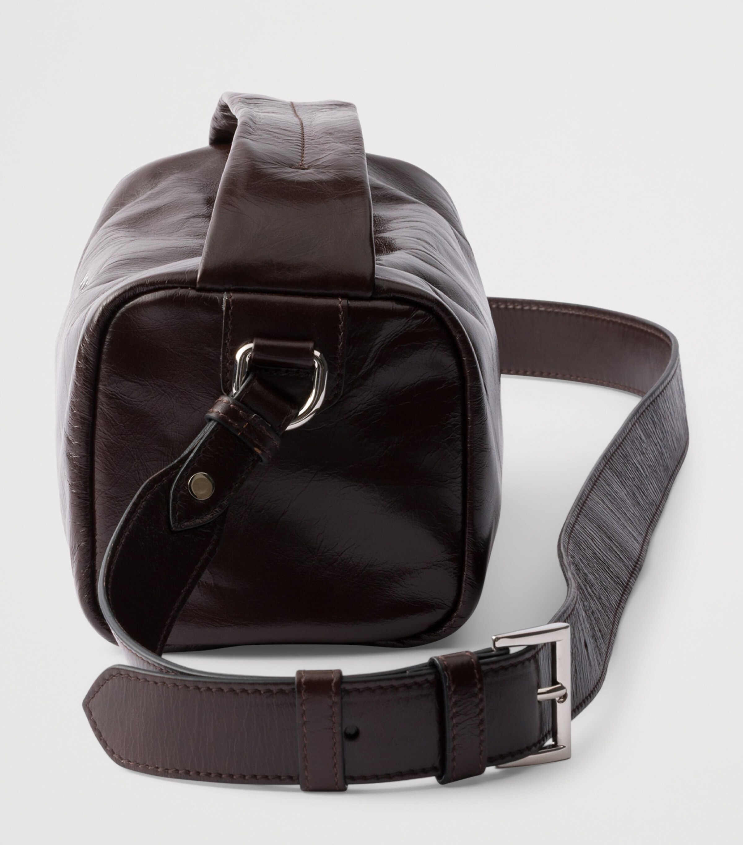 Leather Cross-Body Bag F01D6 Image 7