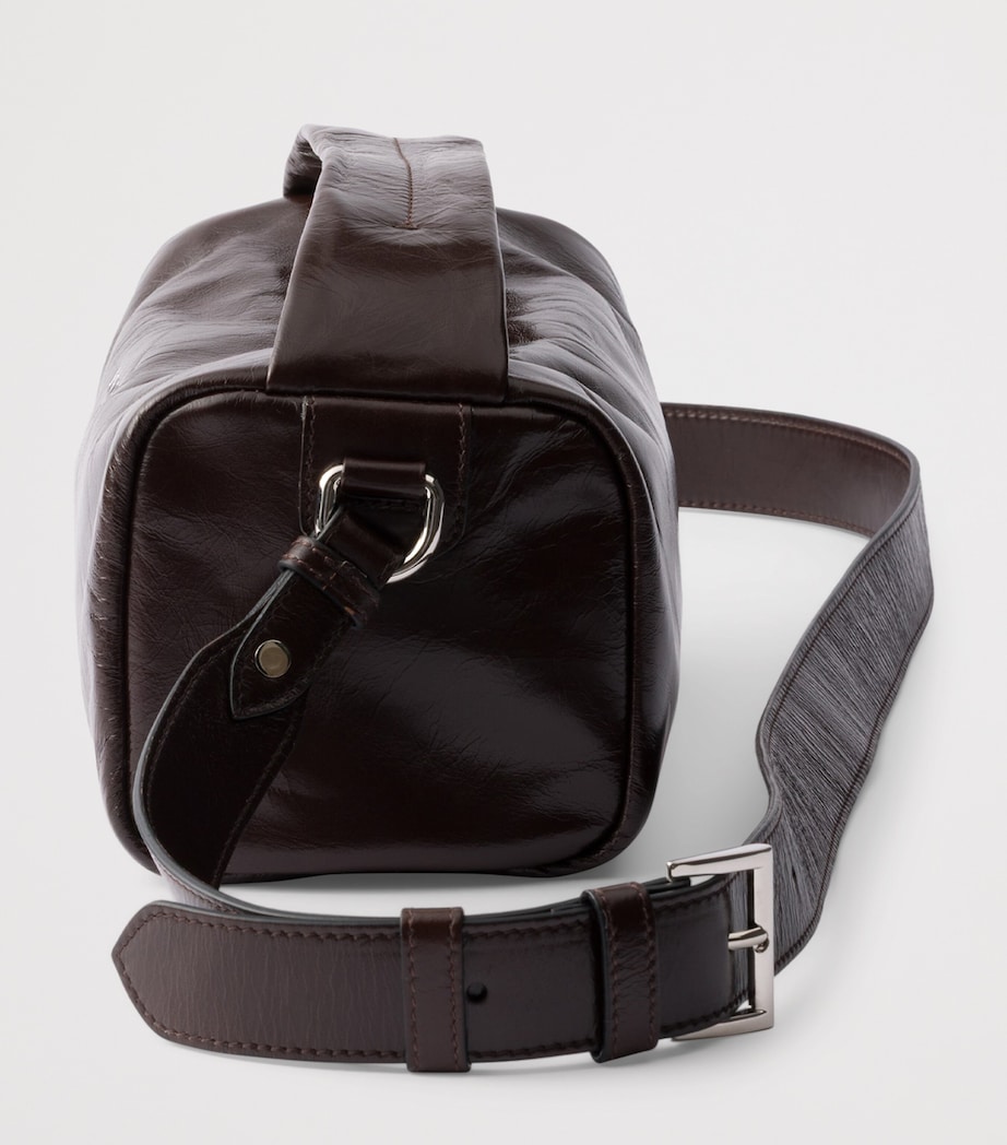 Leather Cross-Body Bag F01D6 Image 7