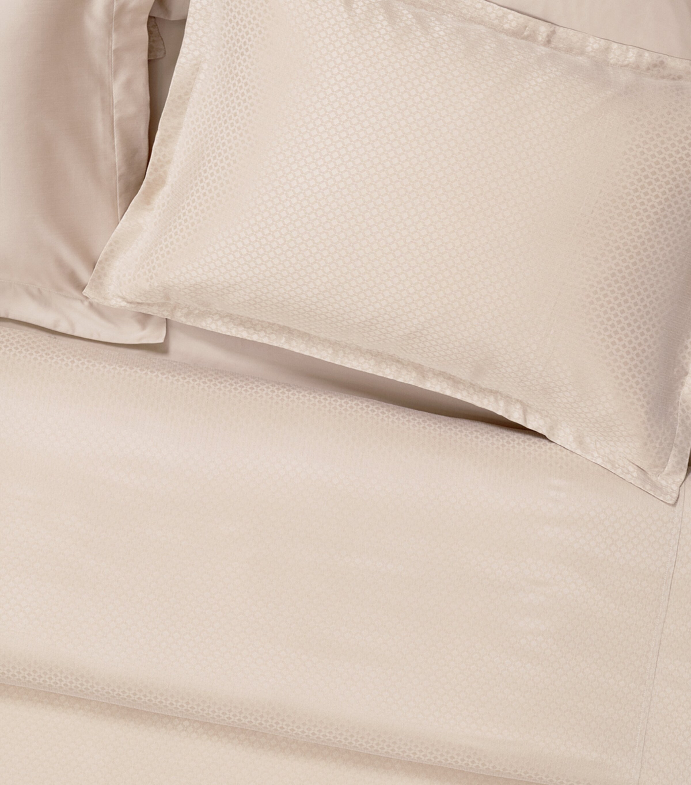 Hamam Jacquard Astra Pillowcase (50cm x 70cm) Bone Image 2