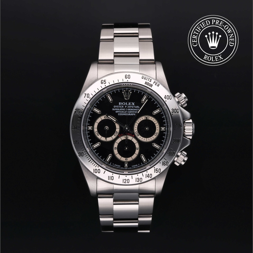Rolex Certified Pre-Owned Cosmograph Daytona Blk Dial Patrizzi