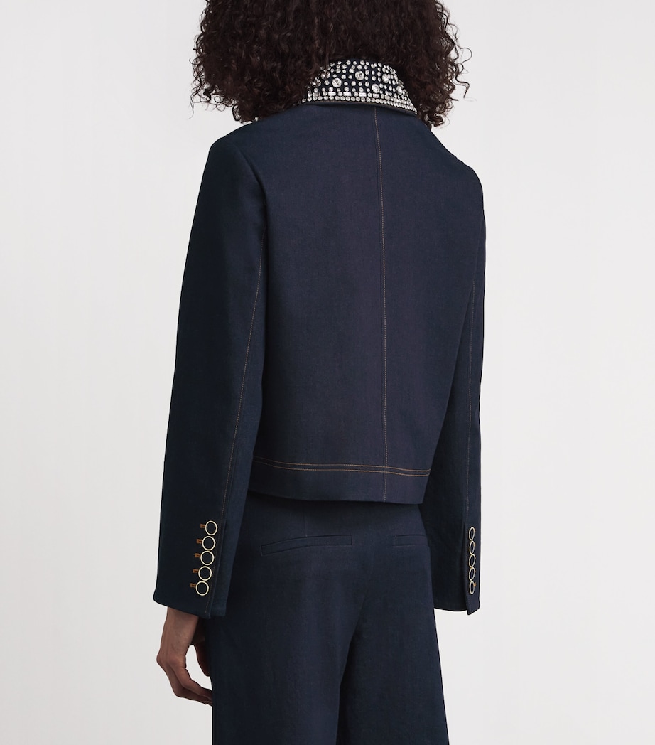 Barrington Stretch-Denim Jacket B0214 MIDNIGHT WASH Image 4