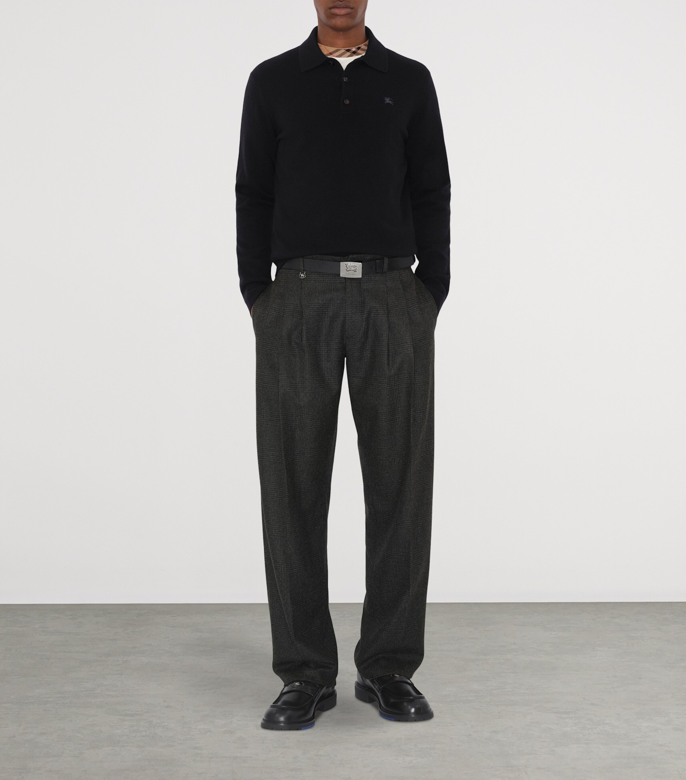 Cashmere EKD Polo Shirt BLACK Image 2