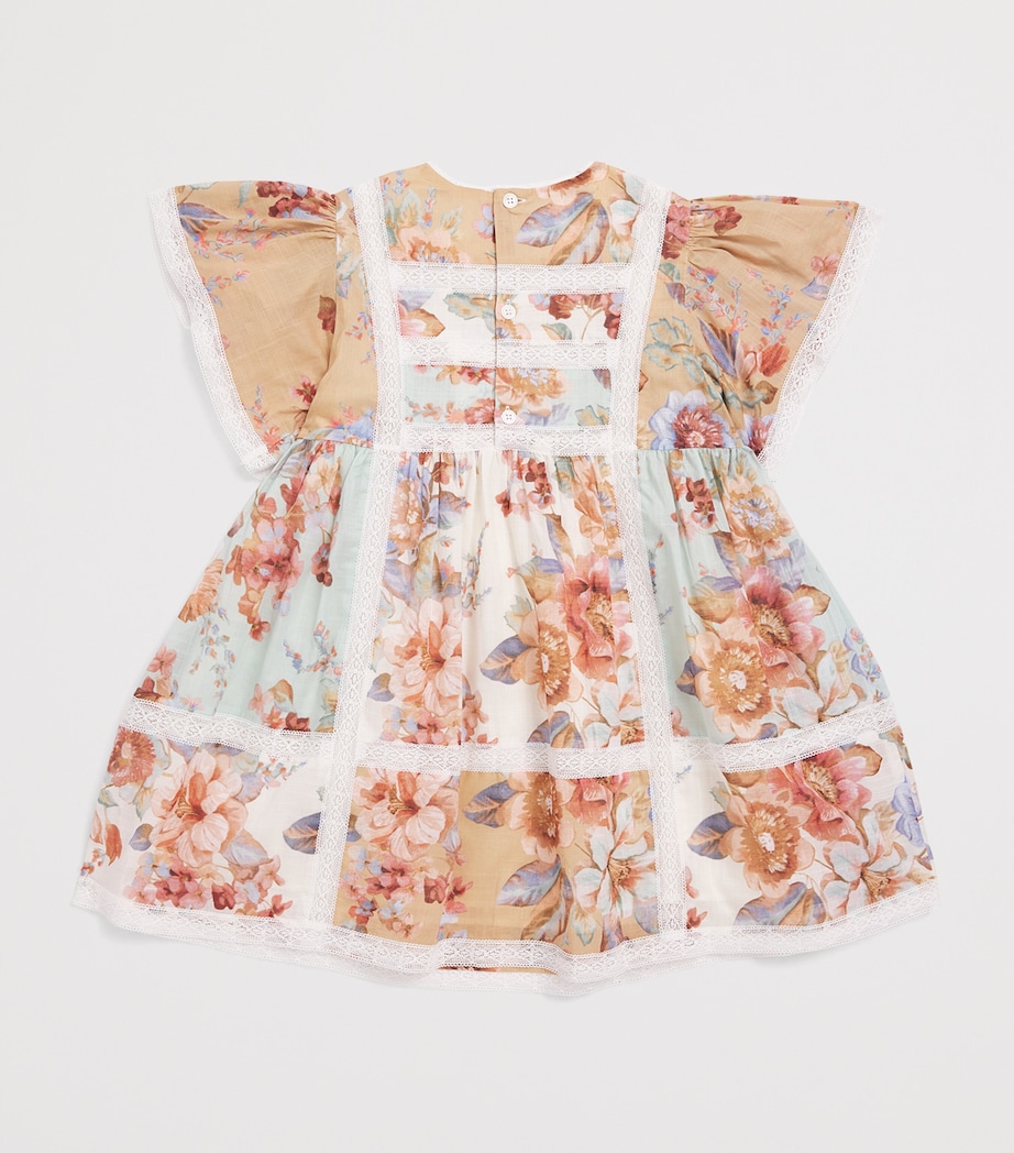 Cotton Floral Awaken Dress (1-12 Years) SPLICED Image 2