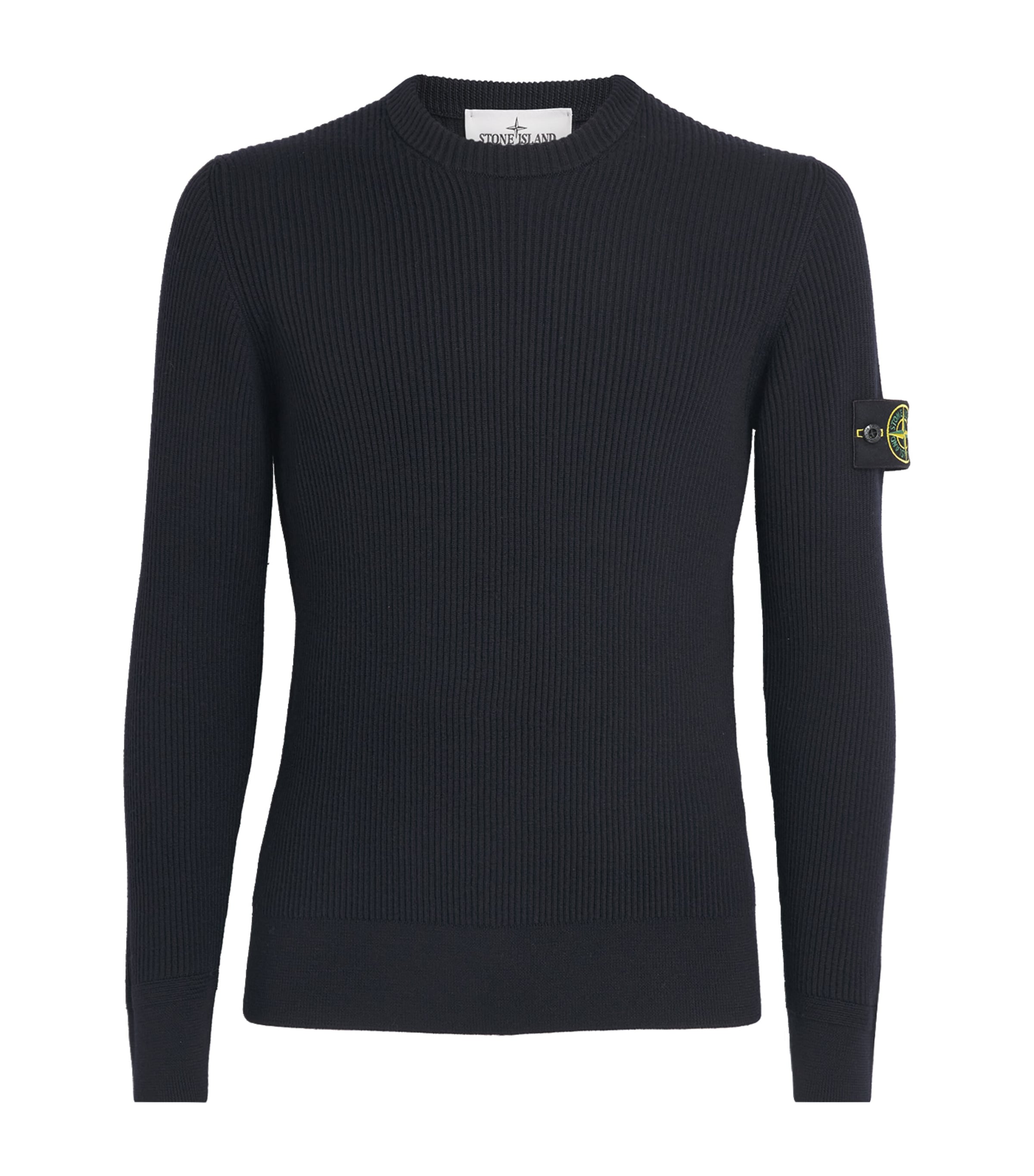 Stone Island Mens Wool Compass Sweater Image 1