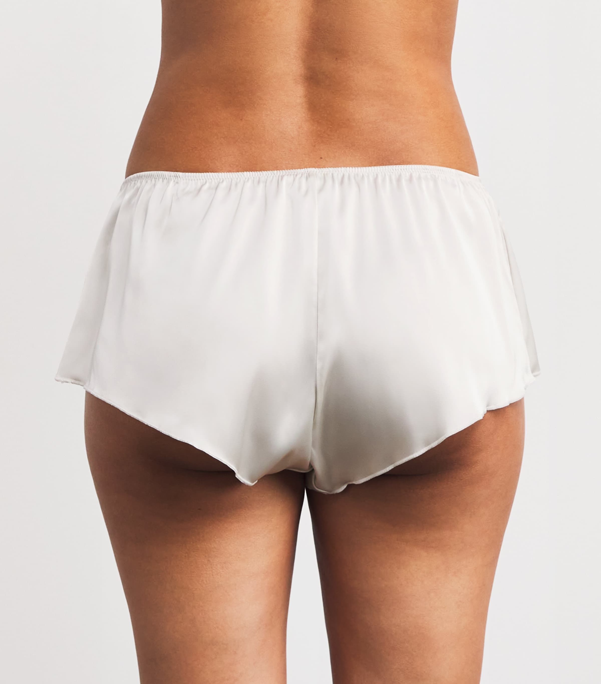 Satin Signature Boyshorts CHALK Image 3