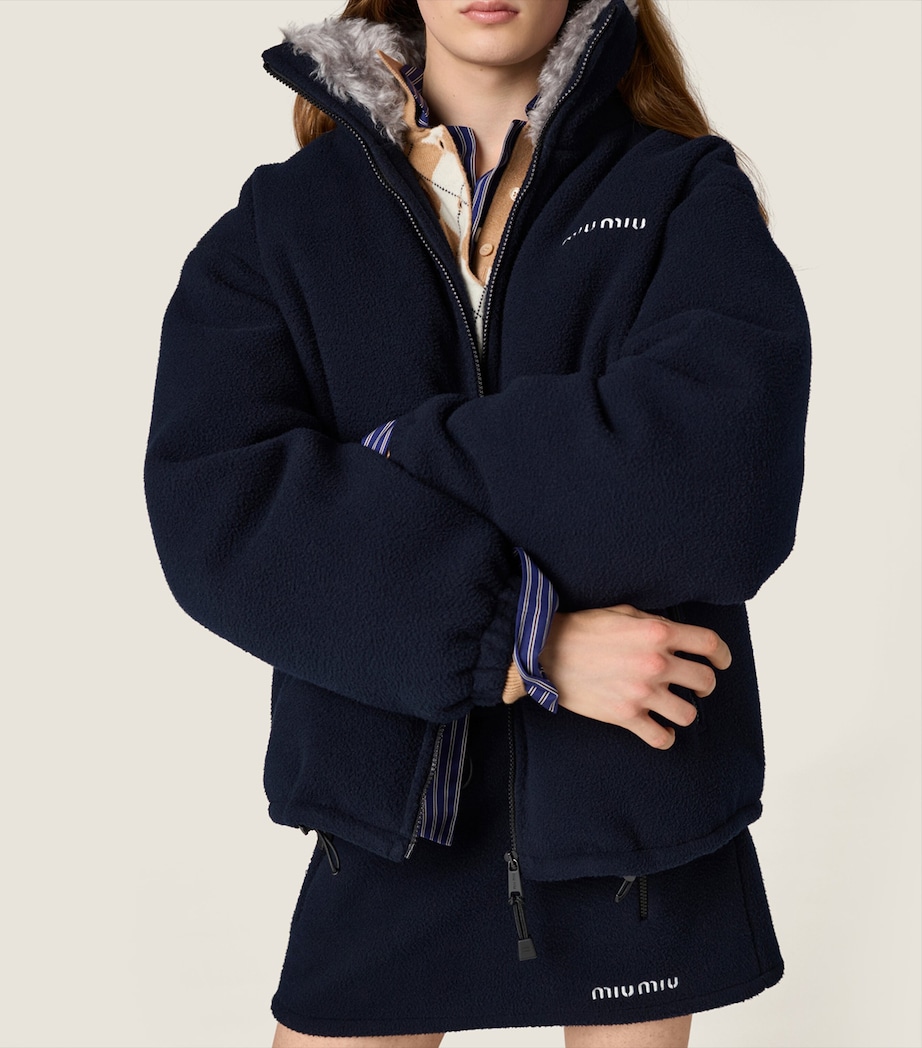 Fleece Cropped Jacket F0008 Image 4