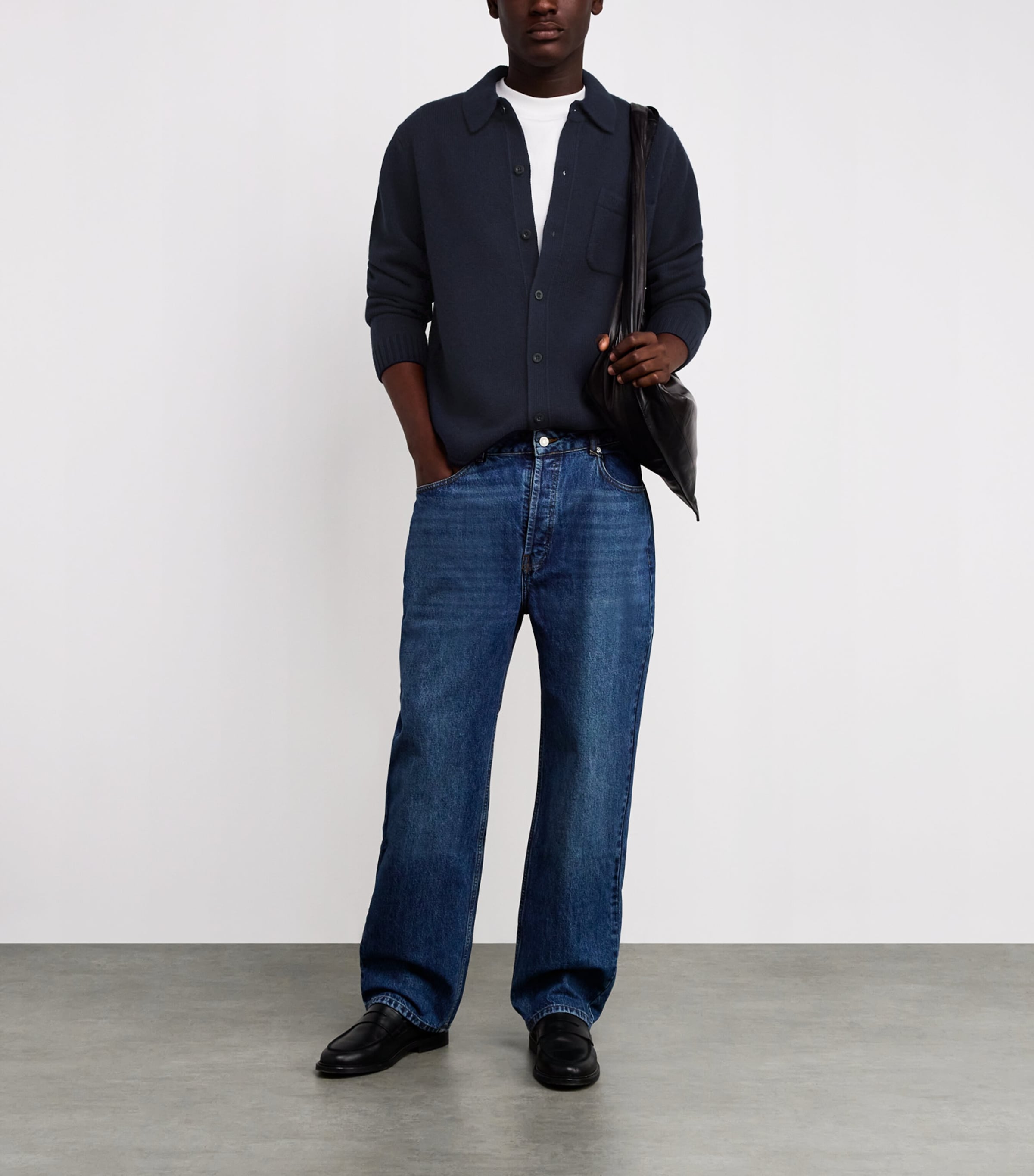 Wool Chest Pocket Cardigan 403 CBL COASTAL Image 2