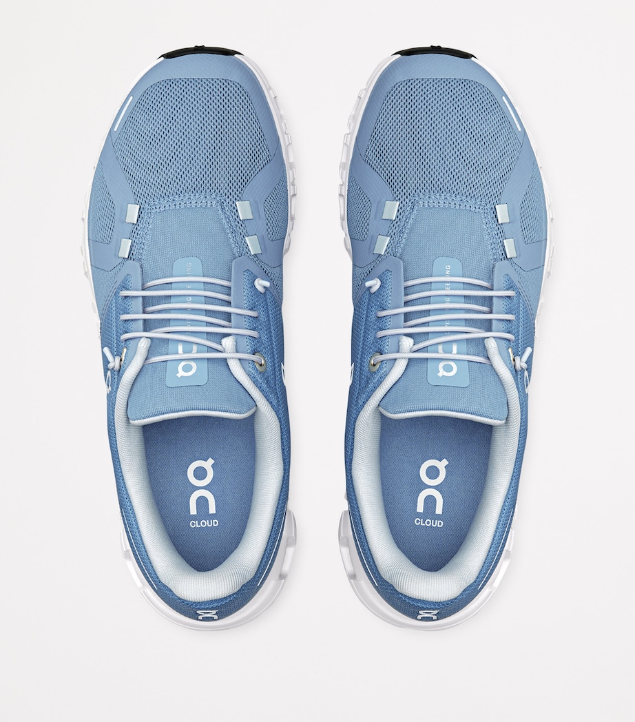 On Cloud 6 Trainers Chambray | White Image 3