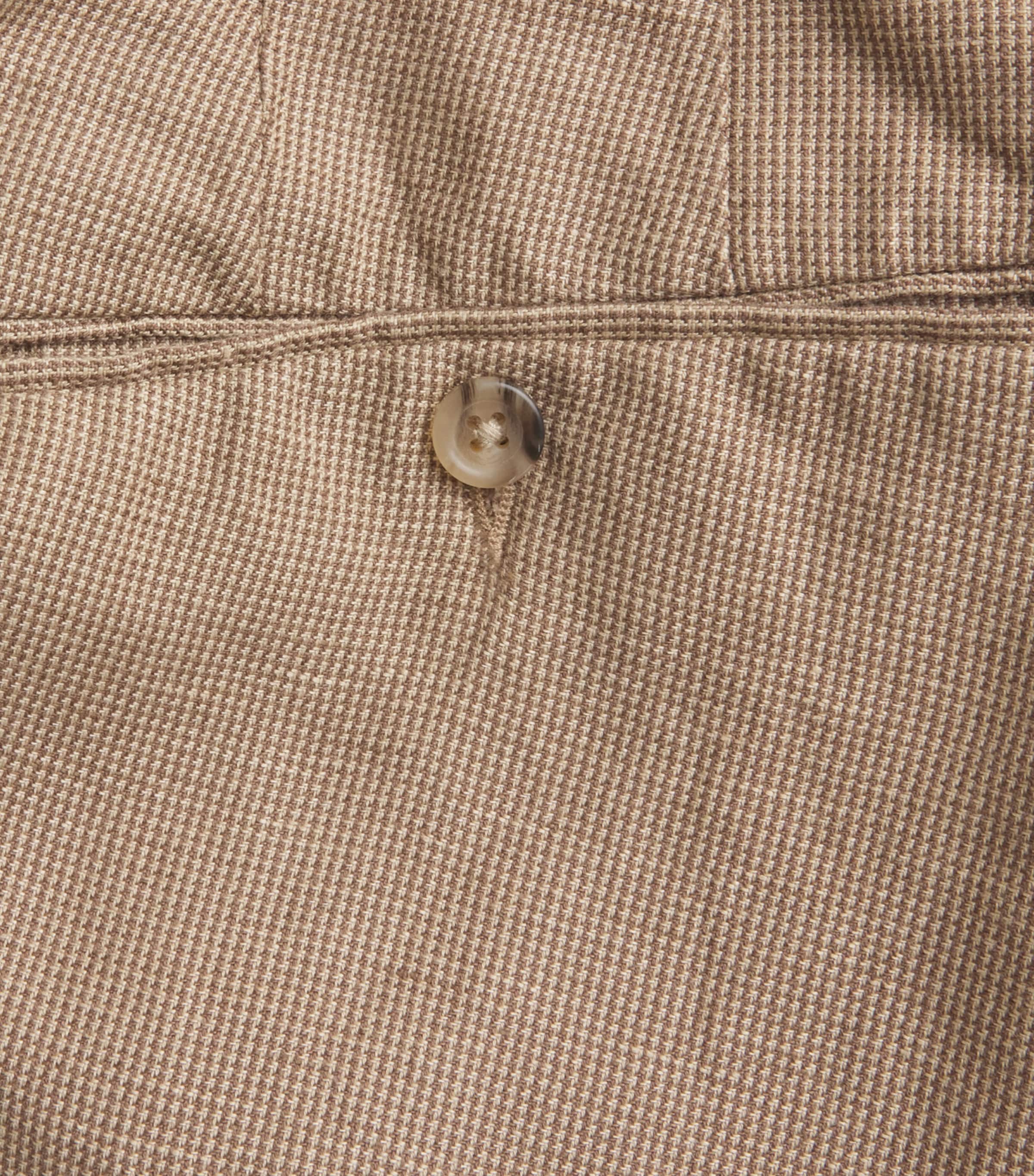 Polo Ralph Lauren Mens Linen-Cotton Straight Trousers Vntg Khaki Mnndstth Image 6