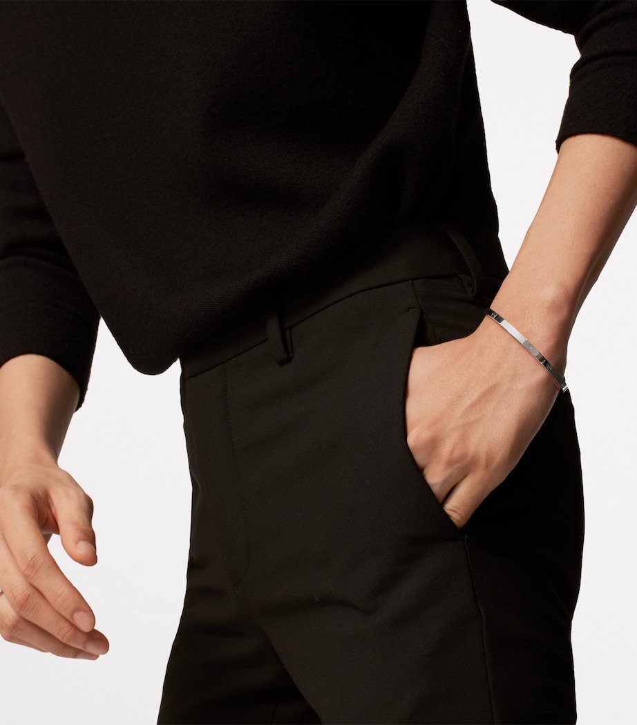 LOVE Small White Gold Bracelet WHITE GOLD Image 9