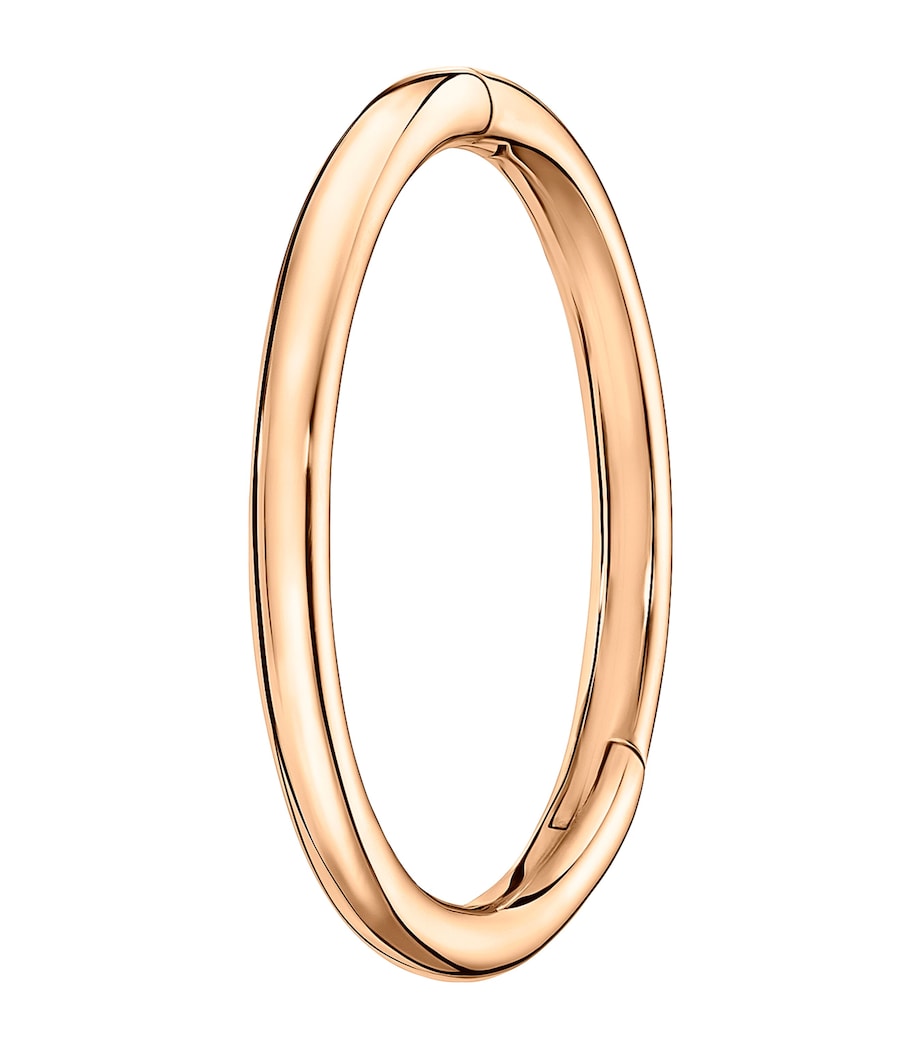 Gold Single Hoop Earring (9.5mm) ROSE GOLD Image 1