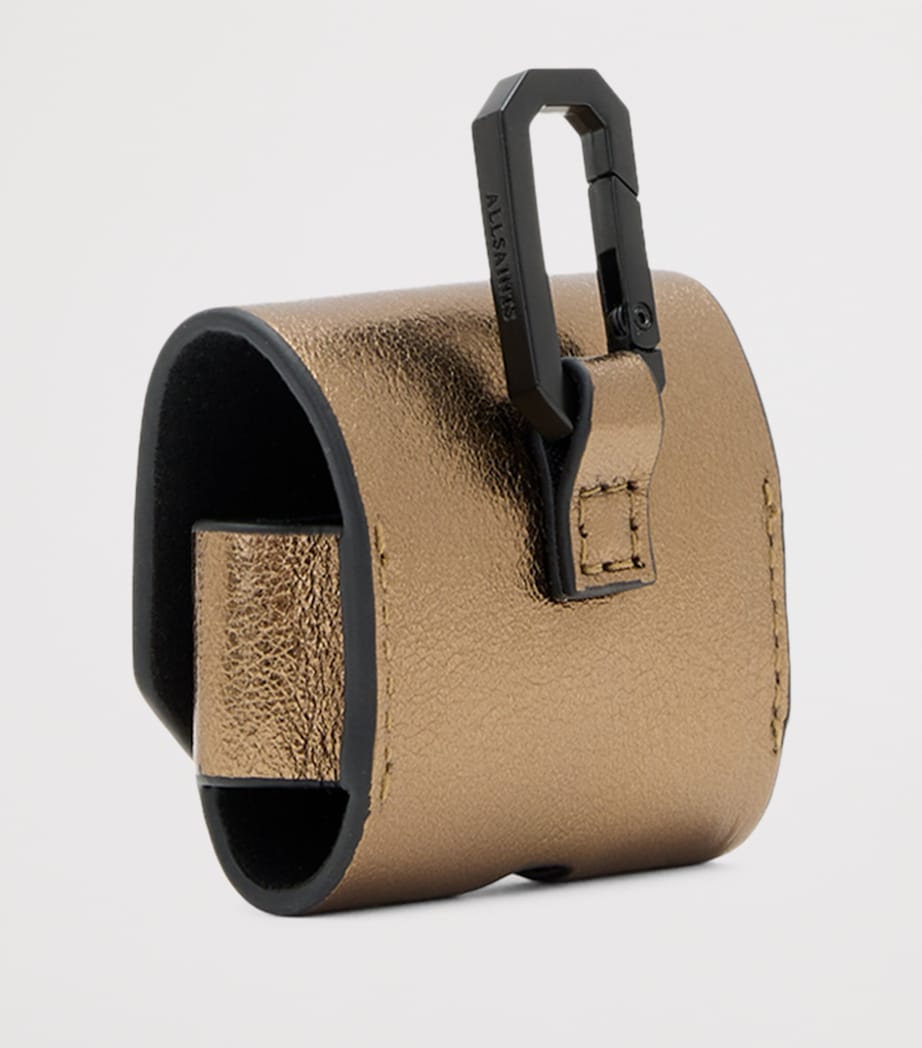 Leather AirPods Case WARM BRASS Image 5