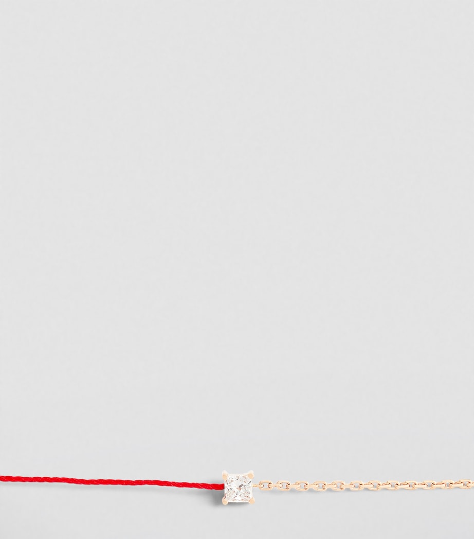 Rose Gold and Diamond Royal 10-Year Anniversary Bracelet RED Image 2