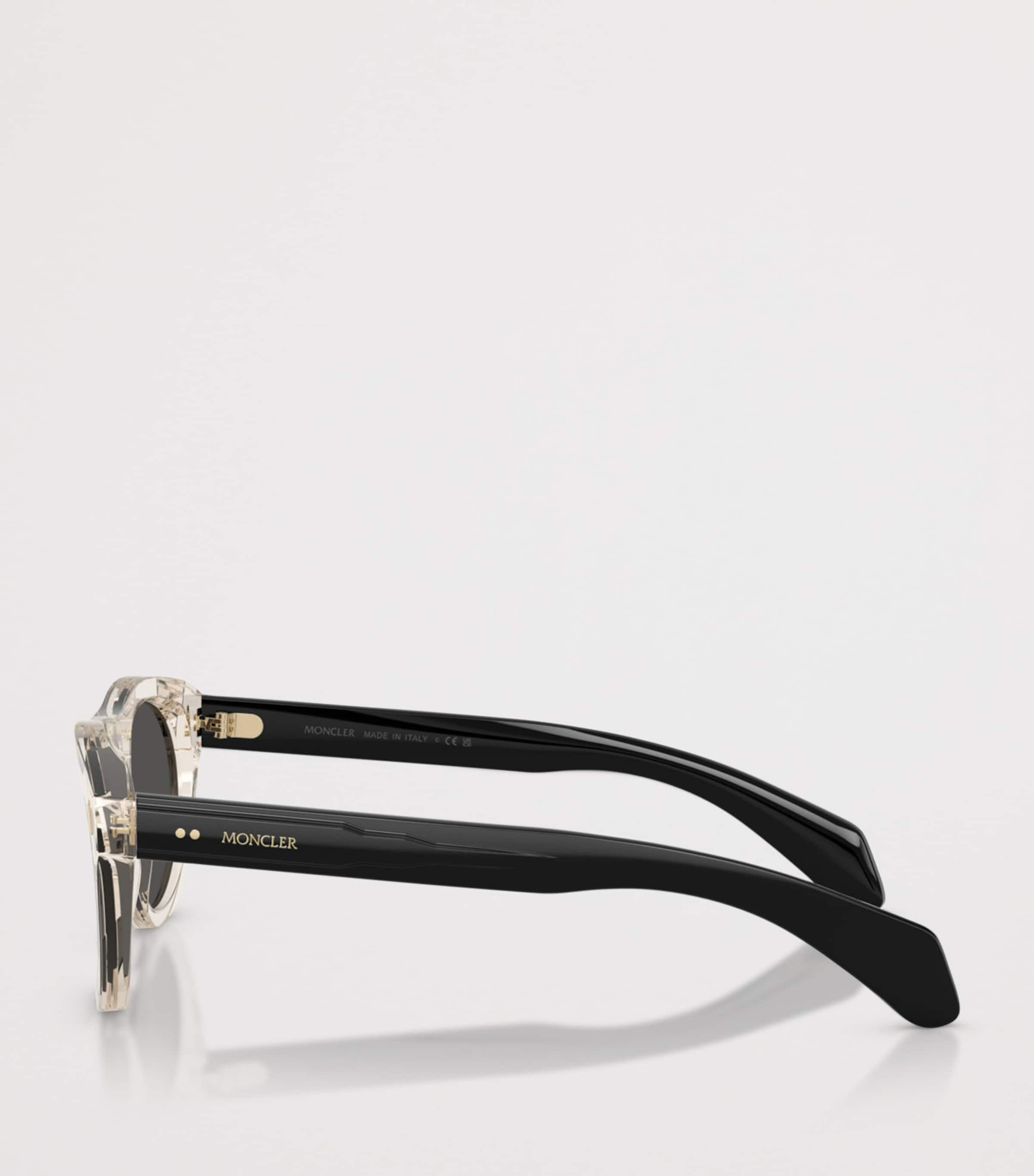 Moncler Splash Round Sunglasses White Image 3