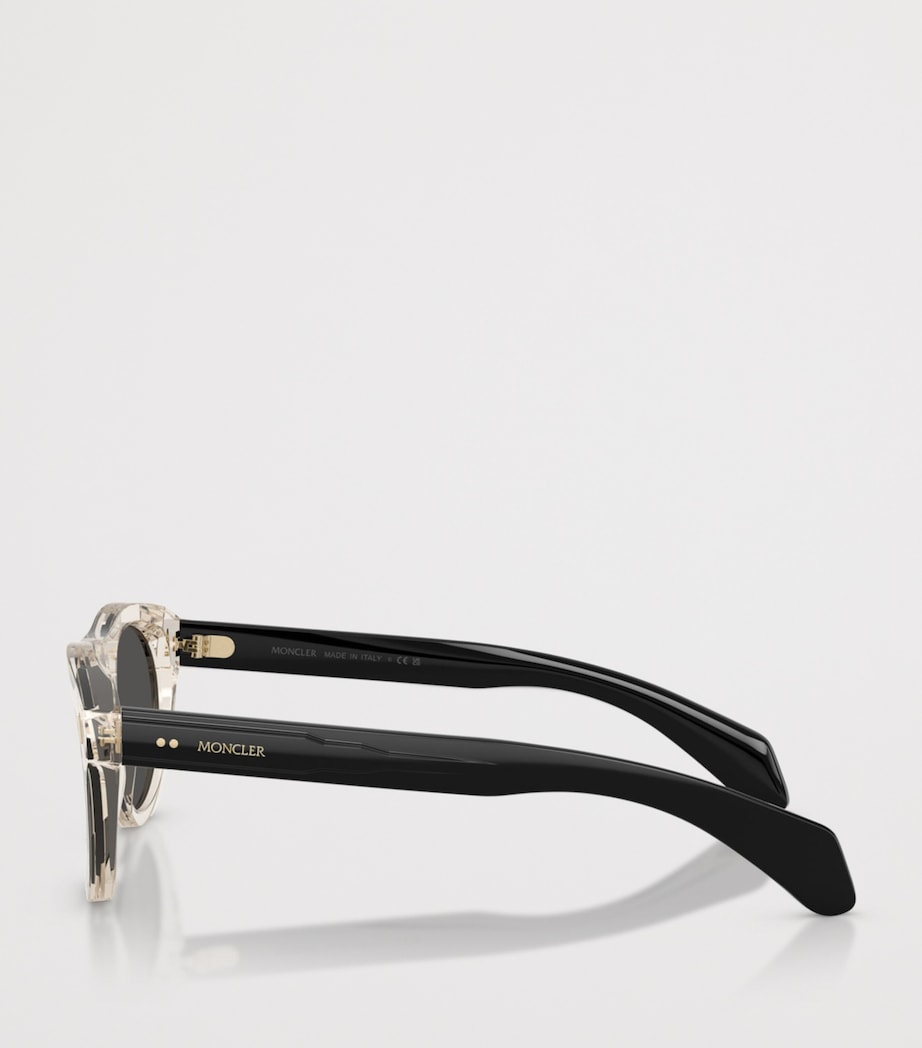 Moncler Splash Round Sunglasses White Image 3