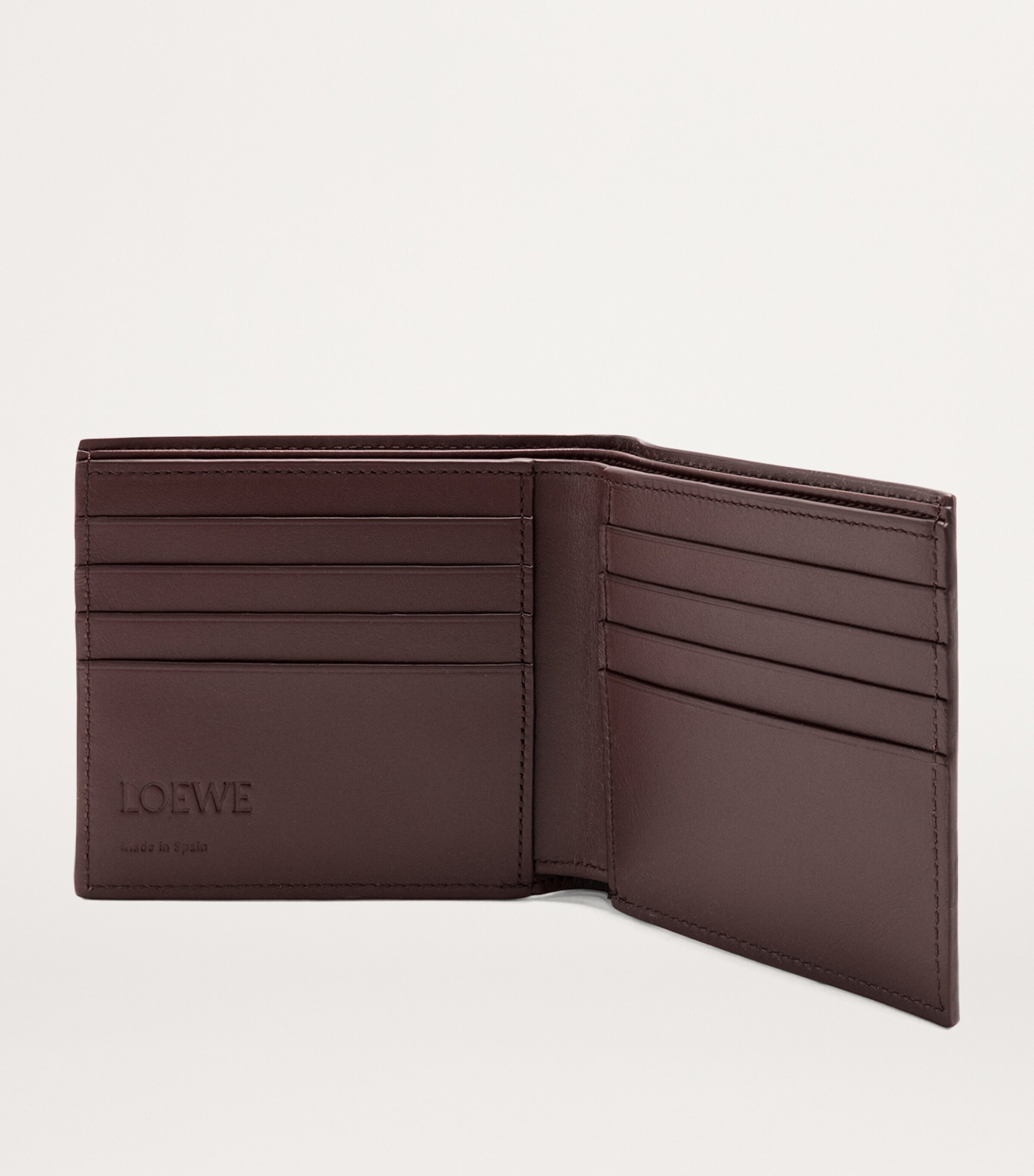 LOEWE Leather Essential Bifold Wallet Oxblood Image 4
