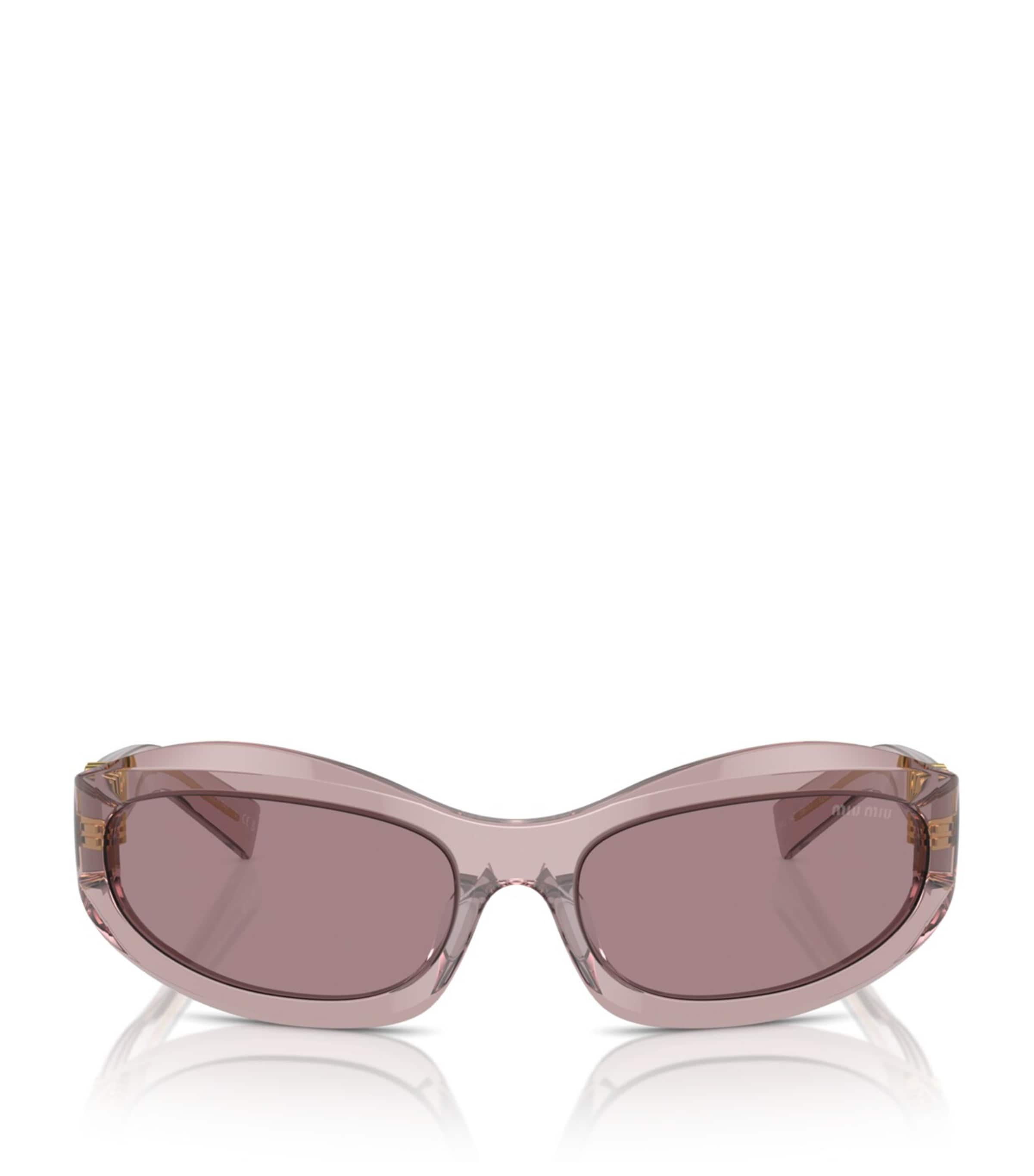 Acetate Oval MU14ZS Sunglasses 12W20I Image 1