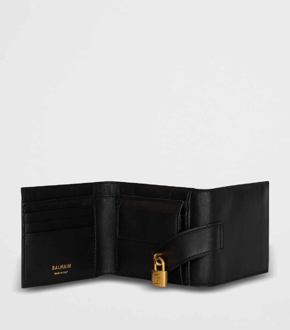 Leather Pulse Trifold Wallet 0PA NOIR Image 3