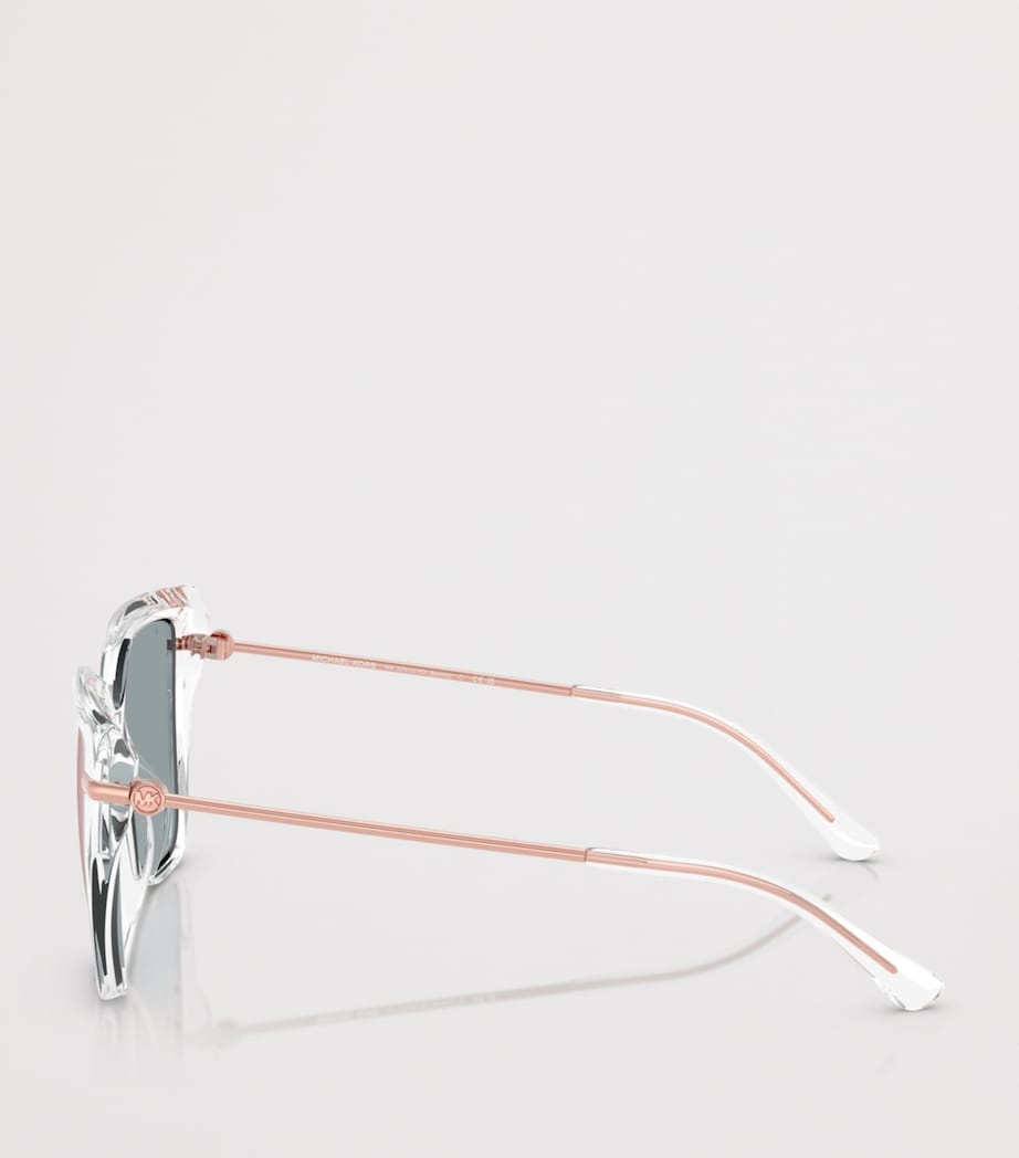 Michael Kors St. Barths Square Sunglasses Clear Image 3