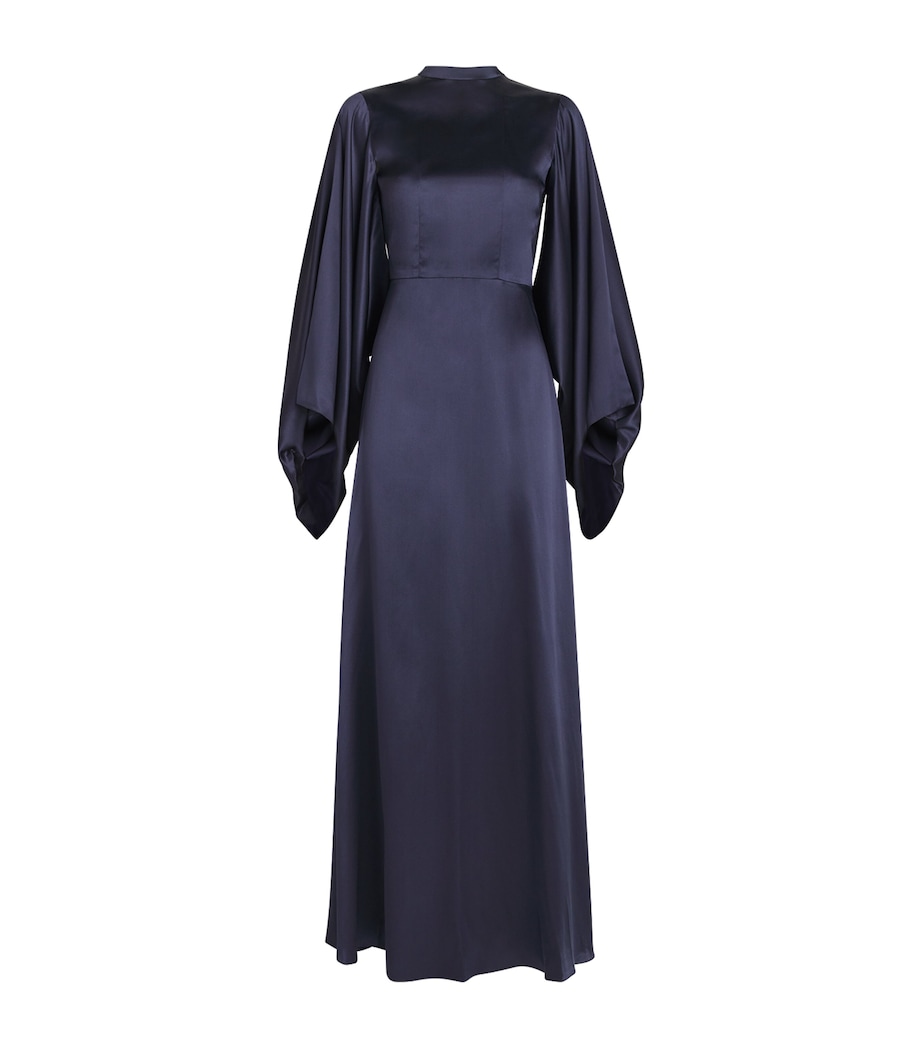 Silk-Crystal Cleo Gown NAVY Image 1