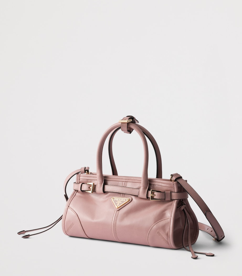 Mini Leather Bonnie Top-Handle Bag F03ZN Image 2