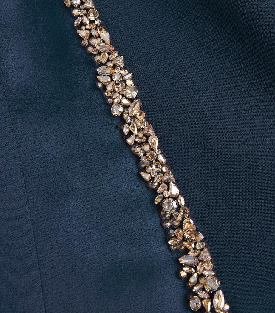 Jenny Packham Womens Ghost Orchid Gown Blackthorn Blue Image 6