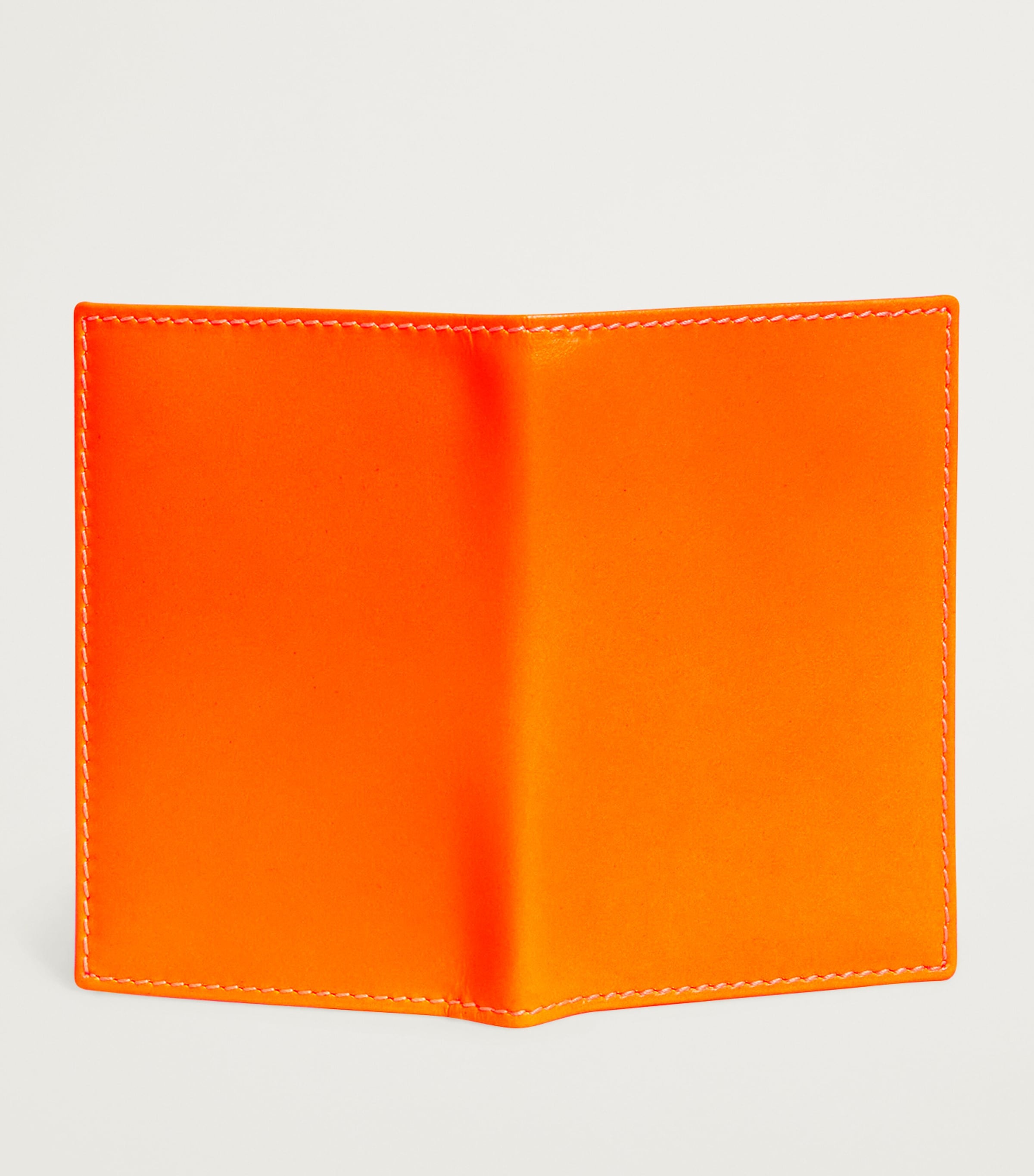 Leather Super Fluo Cardholder 1 - ORANGE Image 3