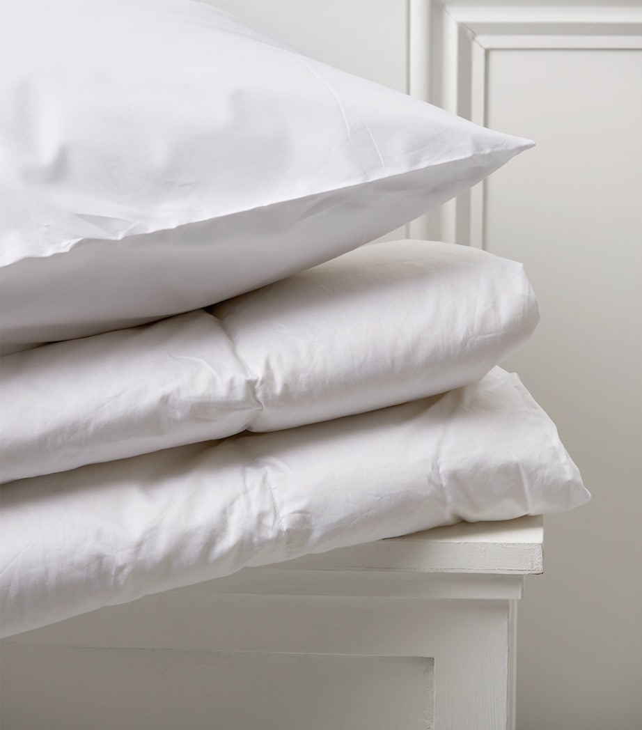 Set of 2 Morpheus Dustmite Barrier Pillow Covers (50cm x 75cm) WHITE Image 2