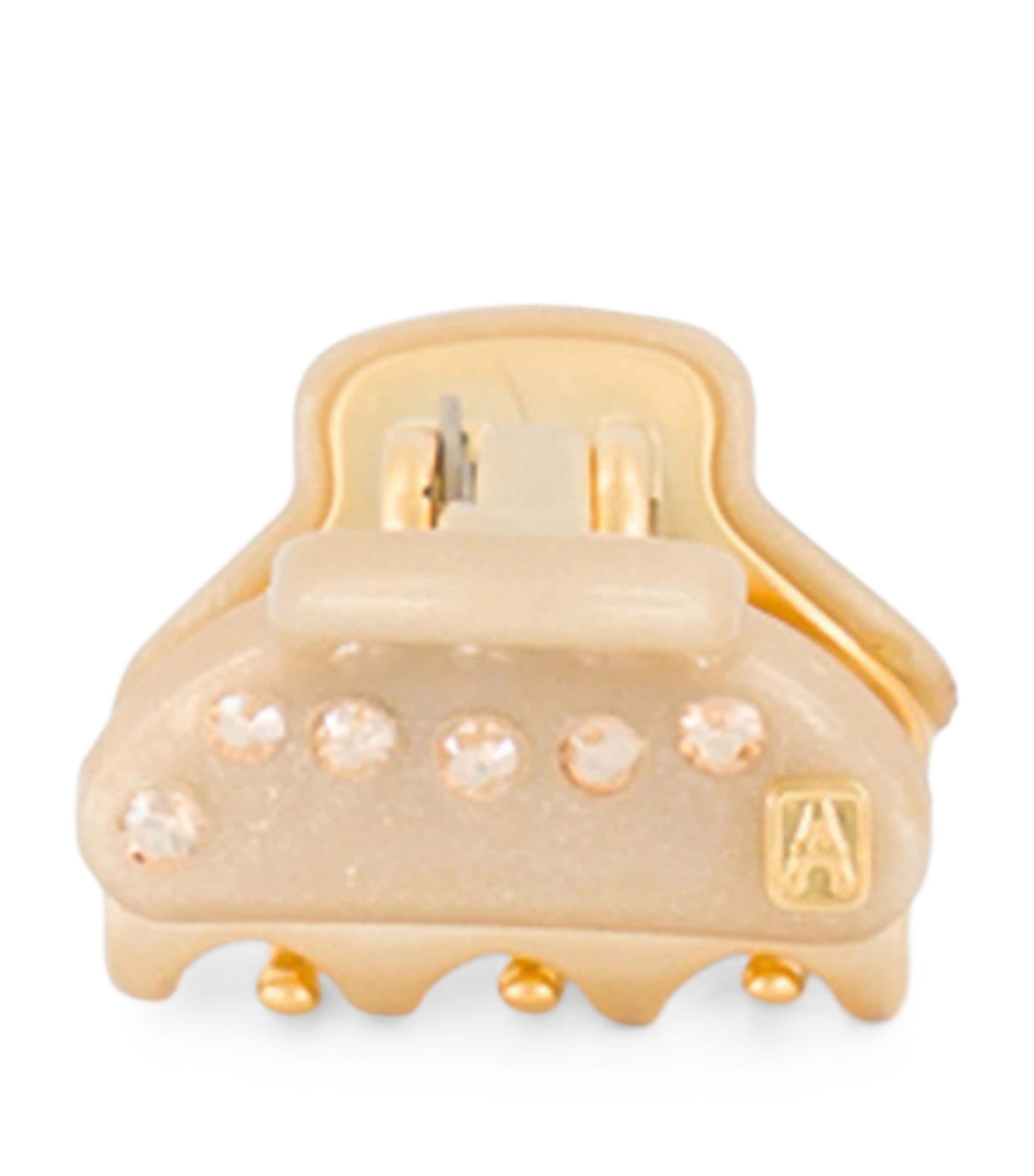 Alexandre de Paris Gold-Plated Mini Claw Hair Clip Pail Dore/or Image 1
