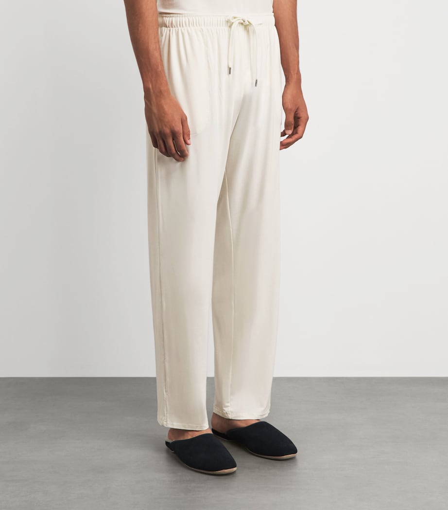 Derek Rose Mens Basel Lounge Trousers Bei Image 4