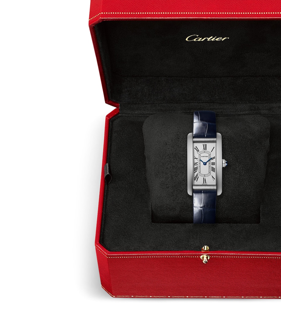 Small Stainless Steel Tank Américaine Watch 19.4mm STEEL Image 3