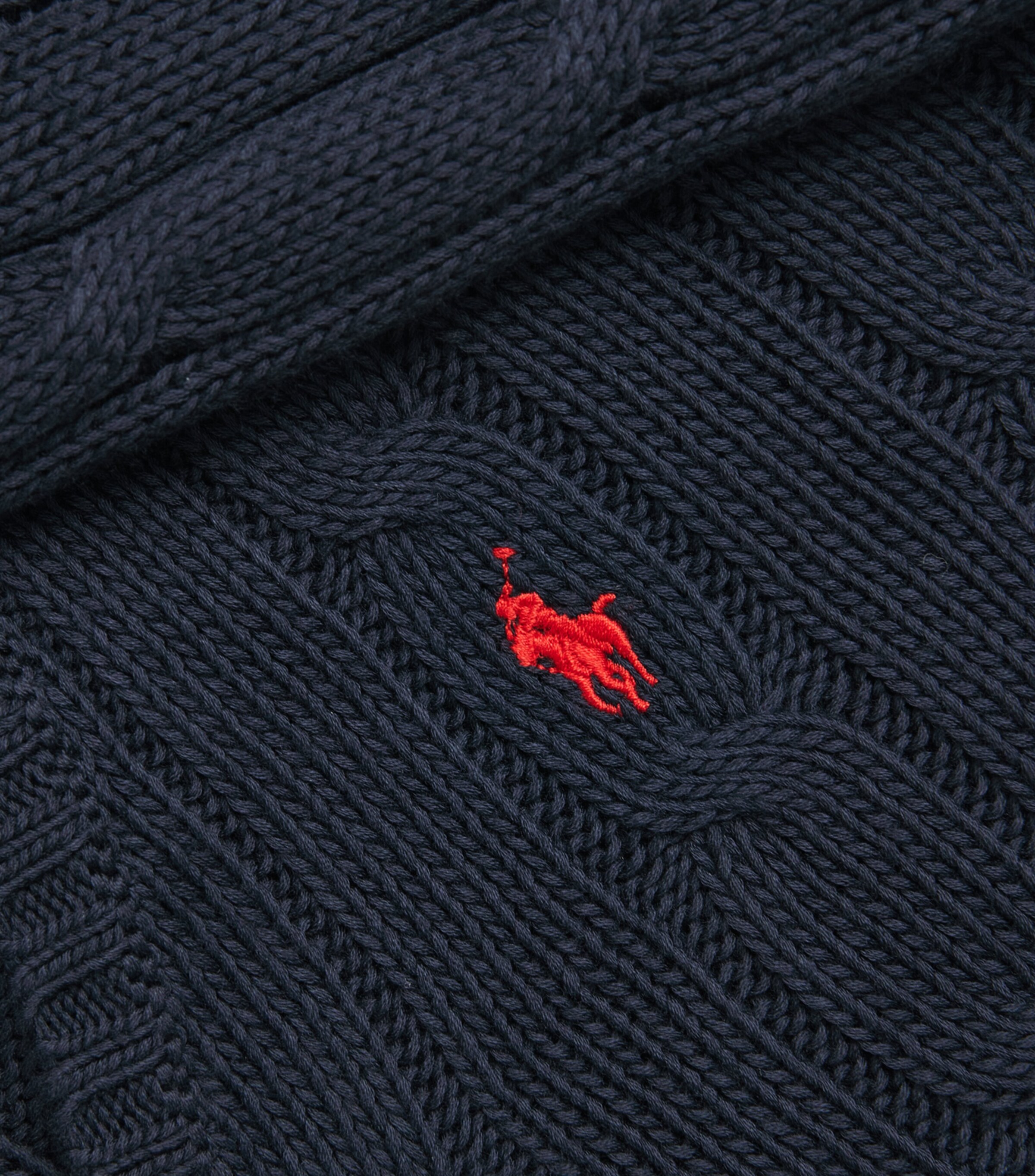 Polo Ralph Lauren Womens Cotton Kimberly Sweater Hunter Navy Image 5