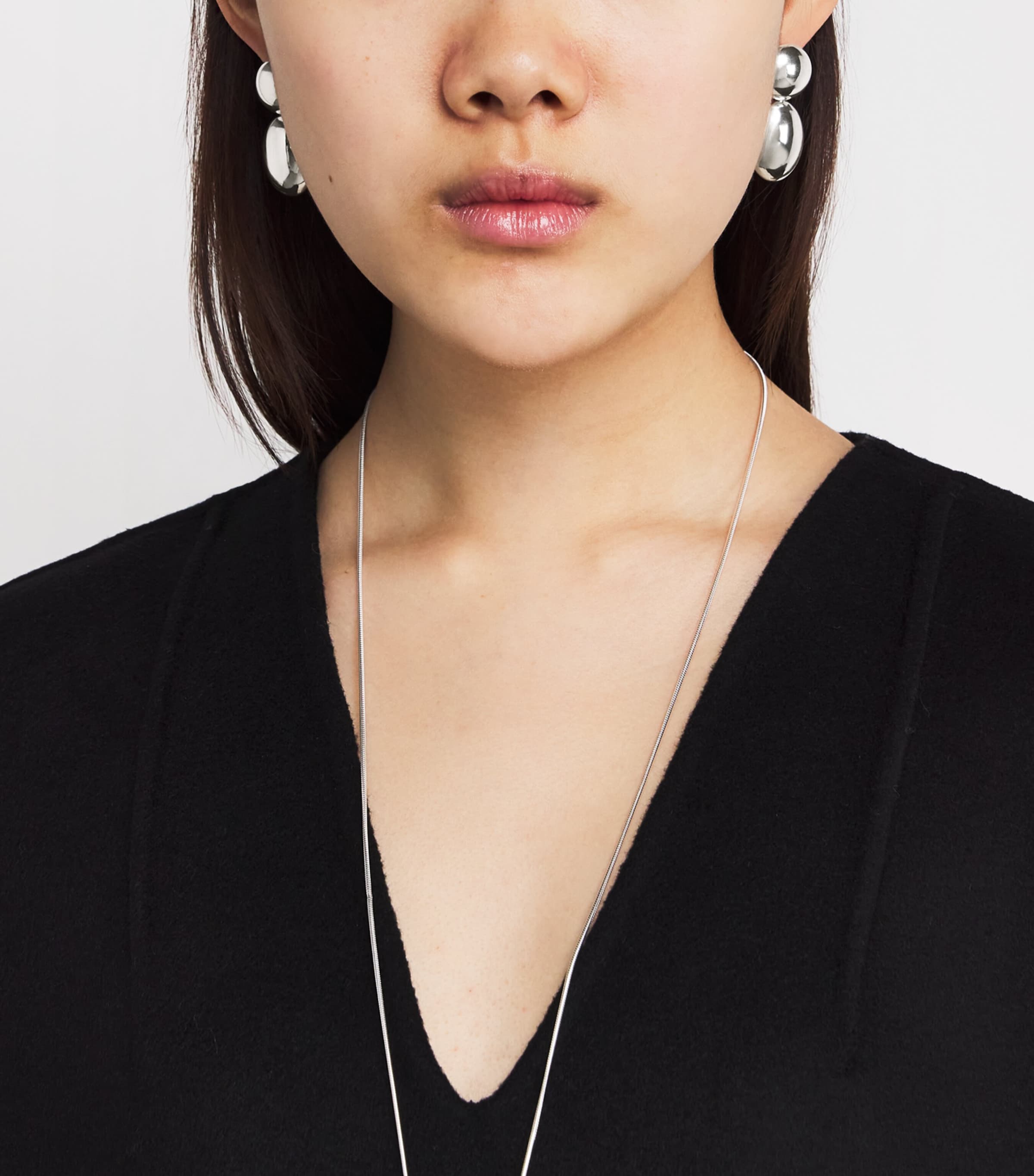 Sterling Silver Klara Drop Earrings SILVER Image 5