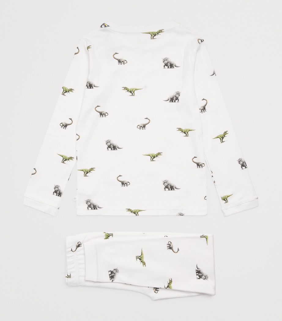 Rosa & Blue Dinosaur Print Pyjamas (6-7 Years) Dinosaur Image 2