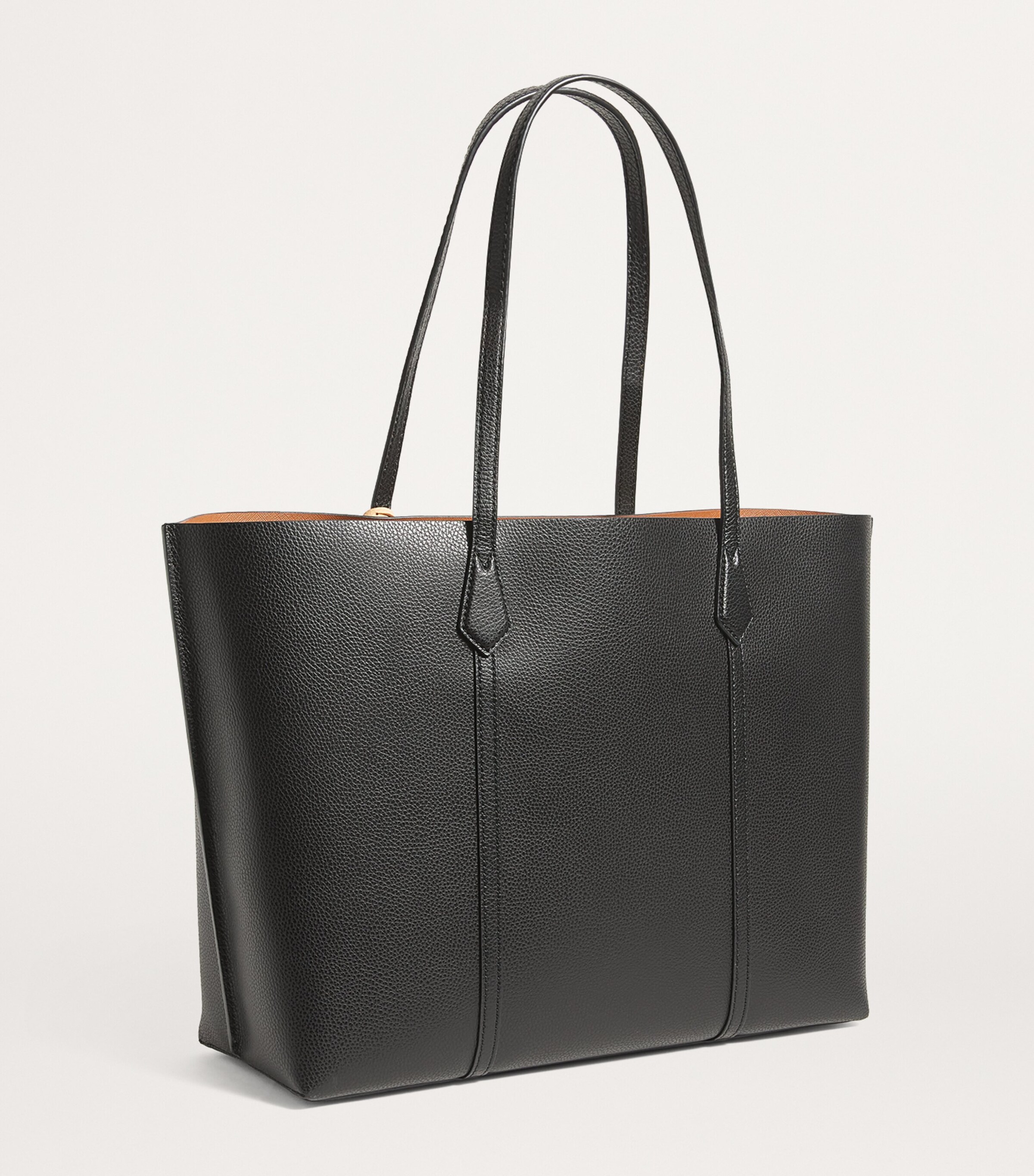 Tory Burch Leather Perry Tote Bag Black Image 3