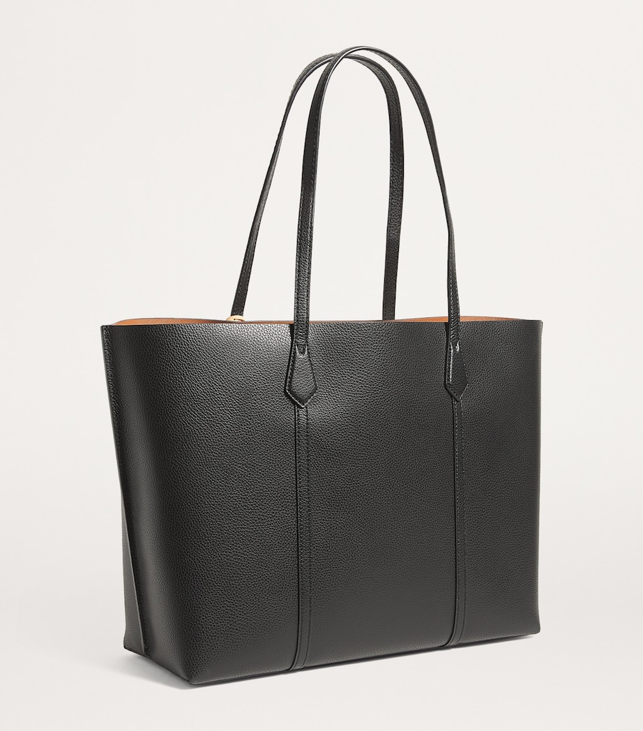 Tory Burch Leather Perry Tote Bag Black Image 3