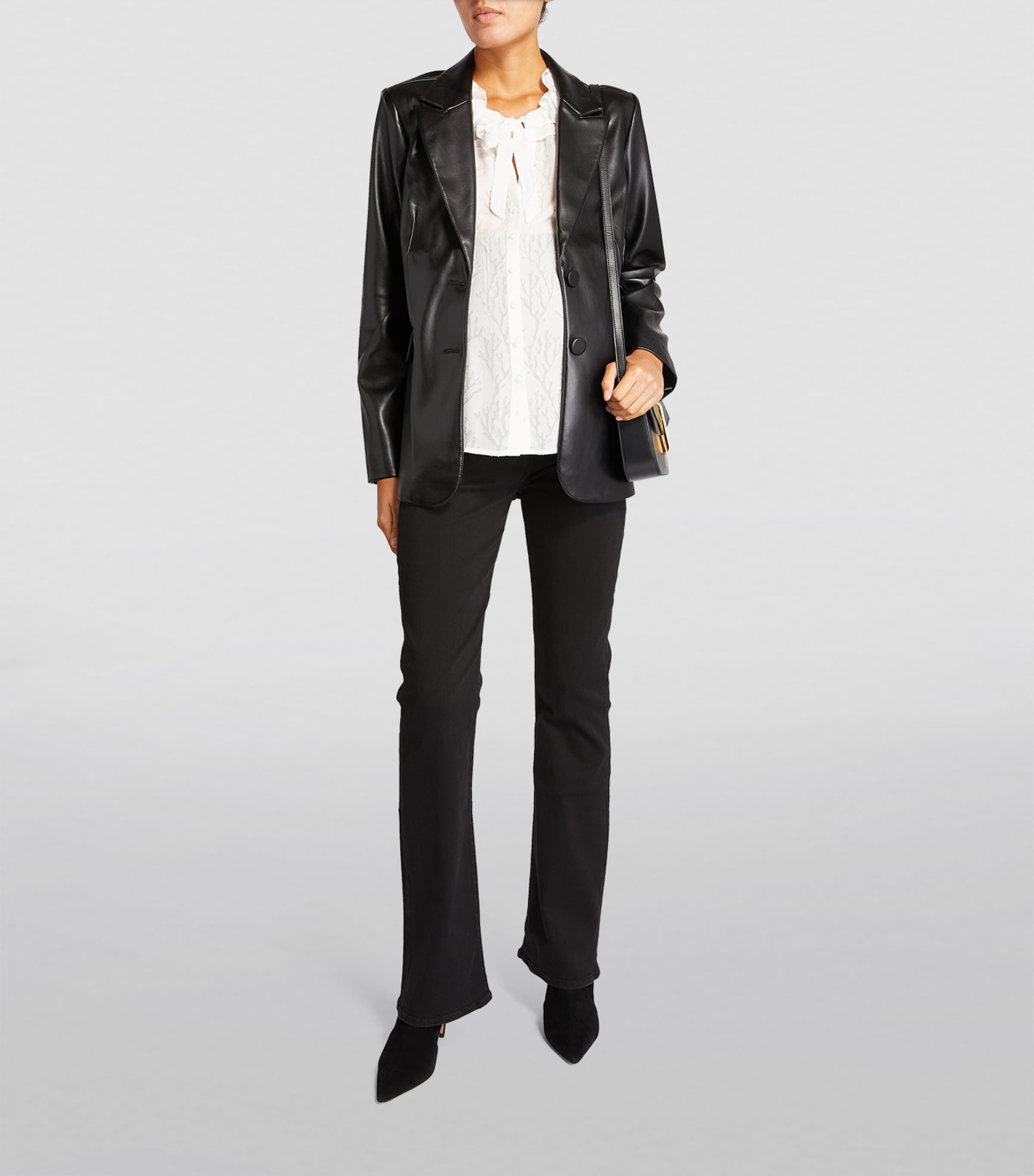 Maternity Bootcut Jeans BLACK Image 2