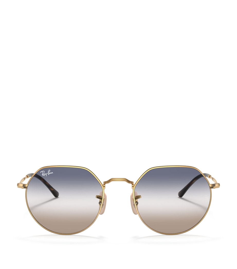 Ray-Ban Metal Jack Round Sunglasses Gold Image 1