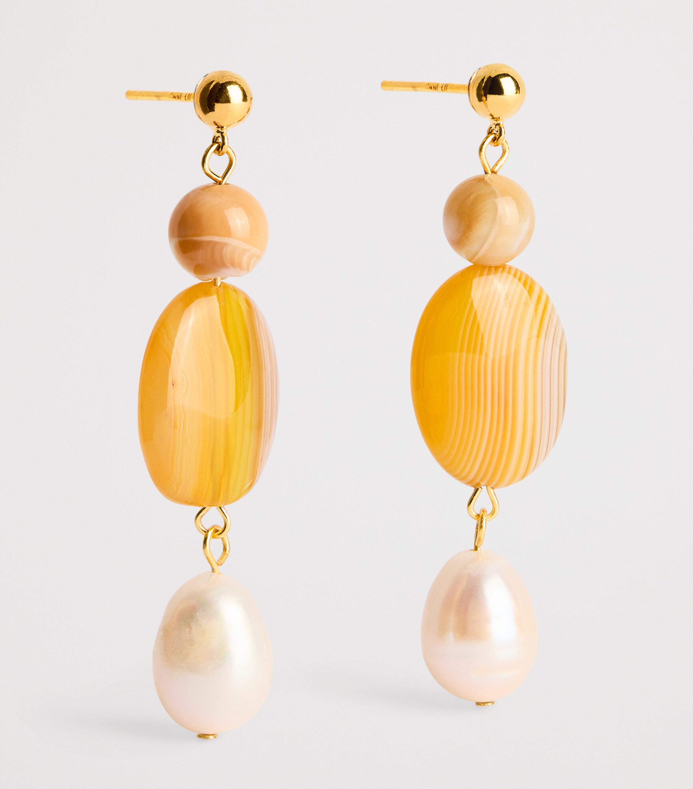 Gold-Plated Desert Dreamer Earrings BUTTERSCOTCH Image 3