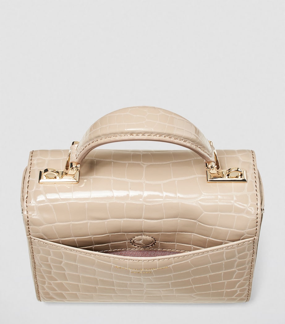 Mini Mayfair Top-Handle Bag TAUPE Image 4